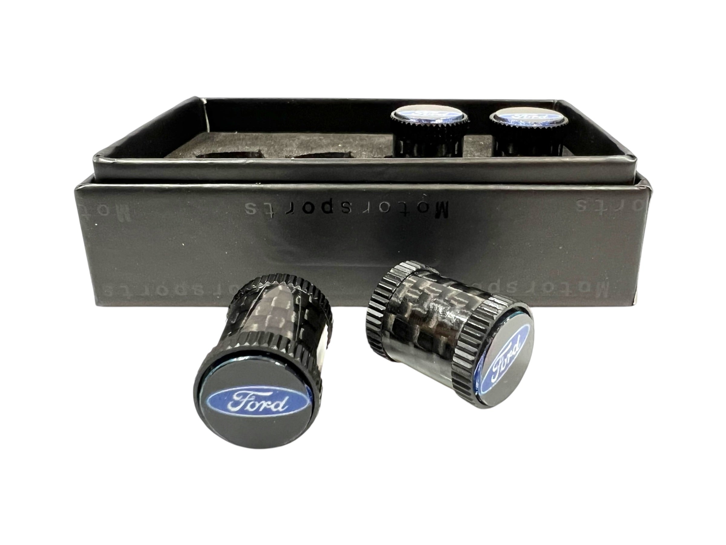 Ford Carbon Fiber Valve Stem Caps