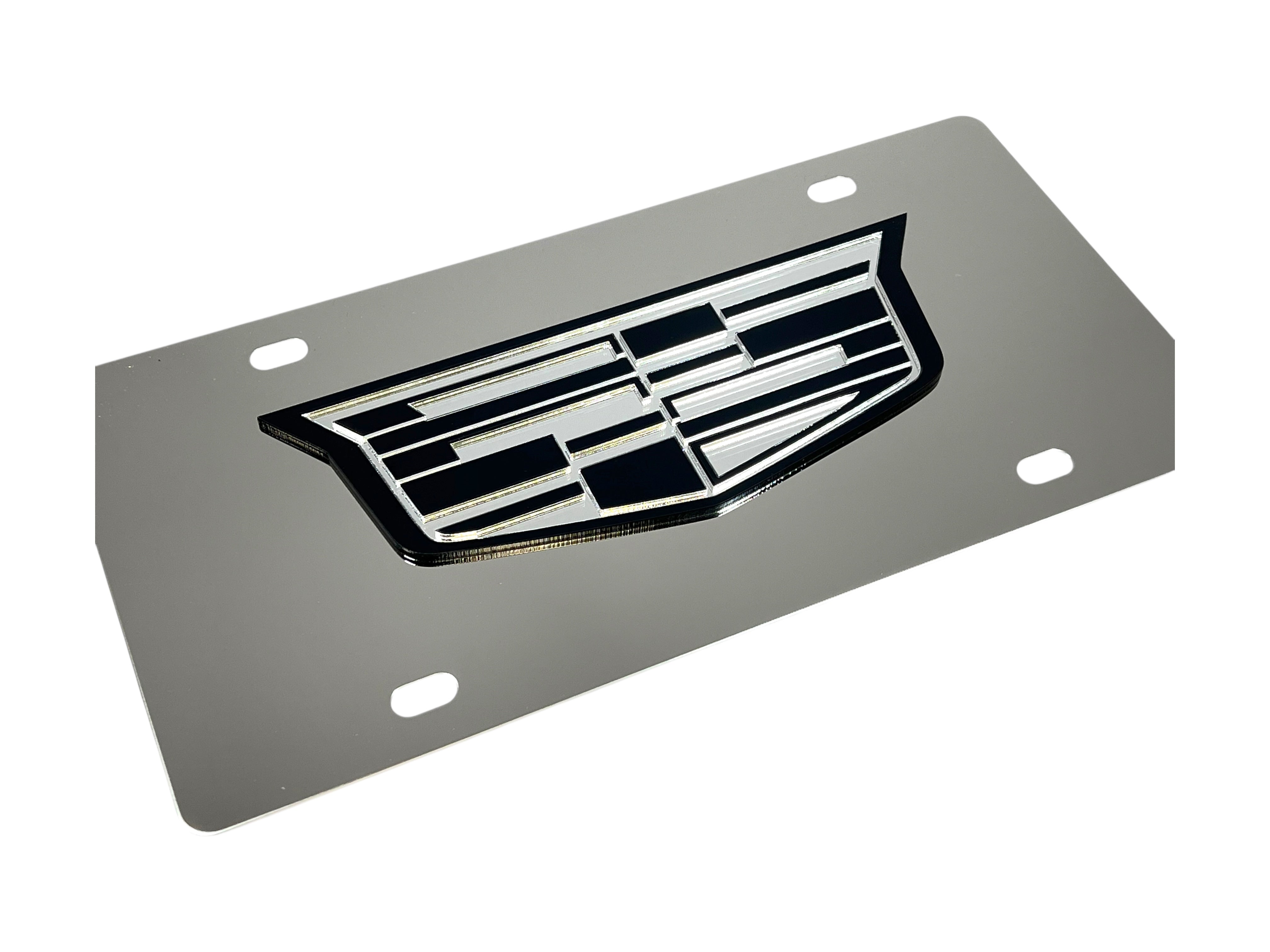 Cadillac Stainless Steel License Plate