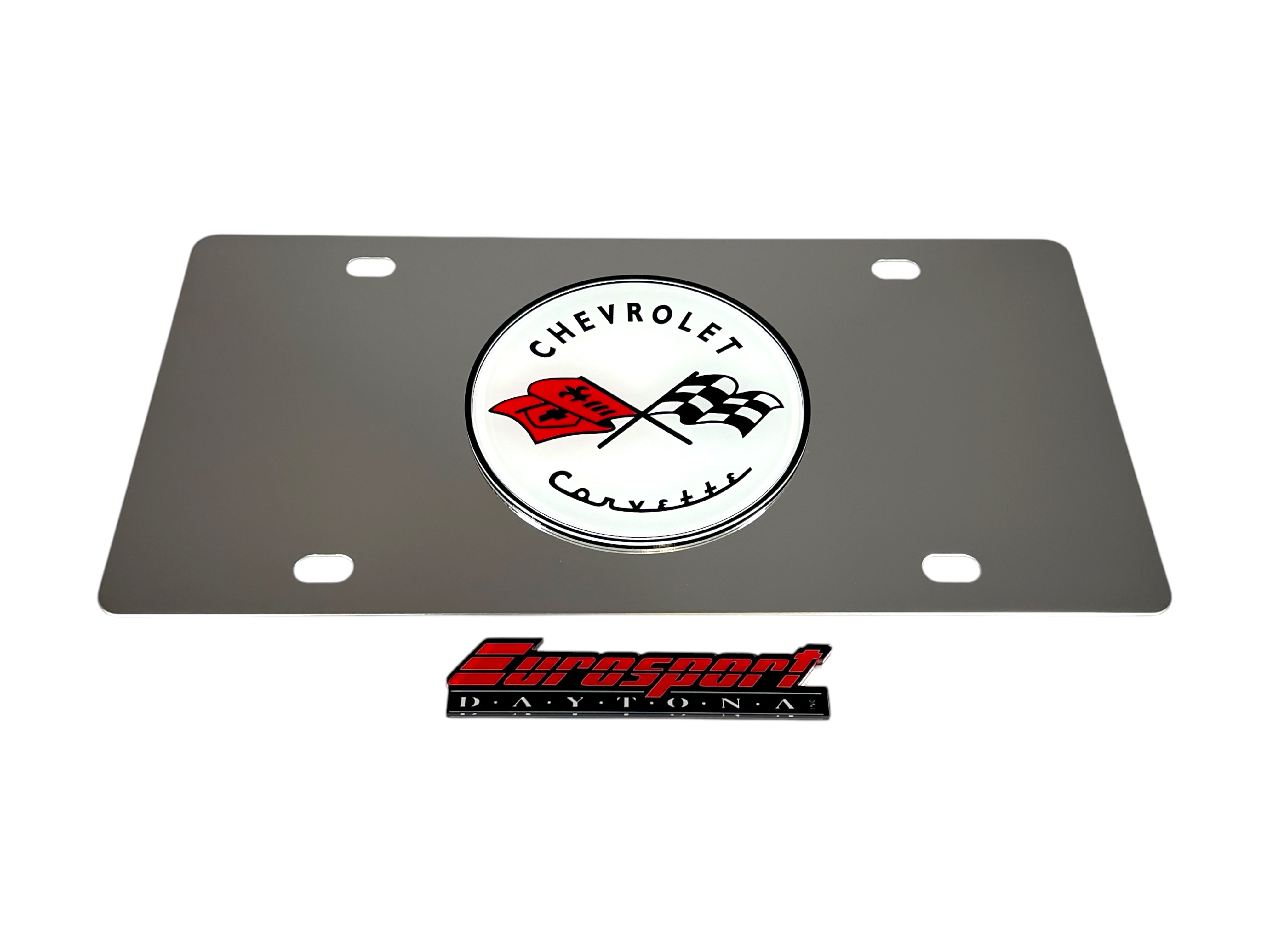 Classic Chevrolet Corvette Stainless Steel License Plate