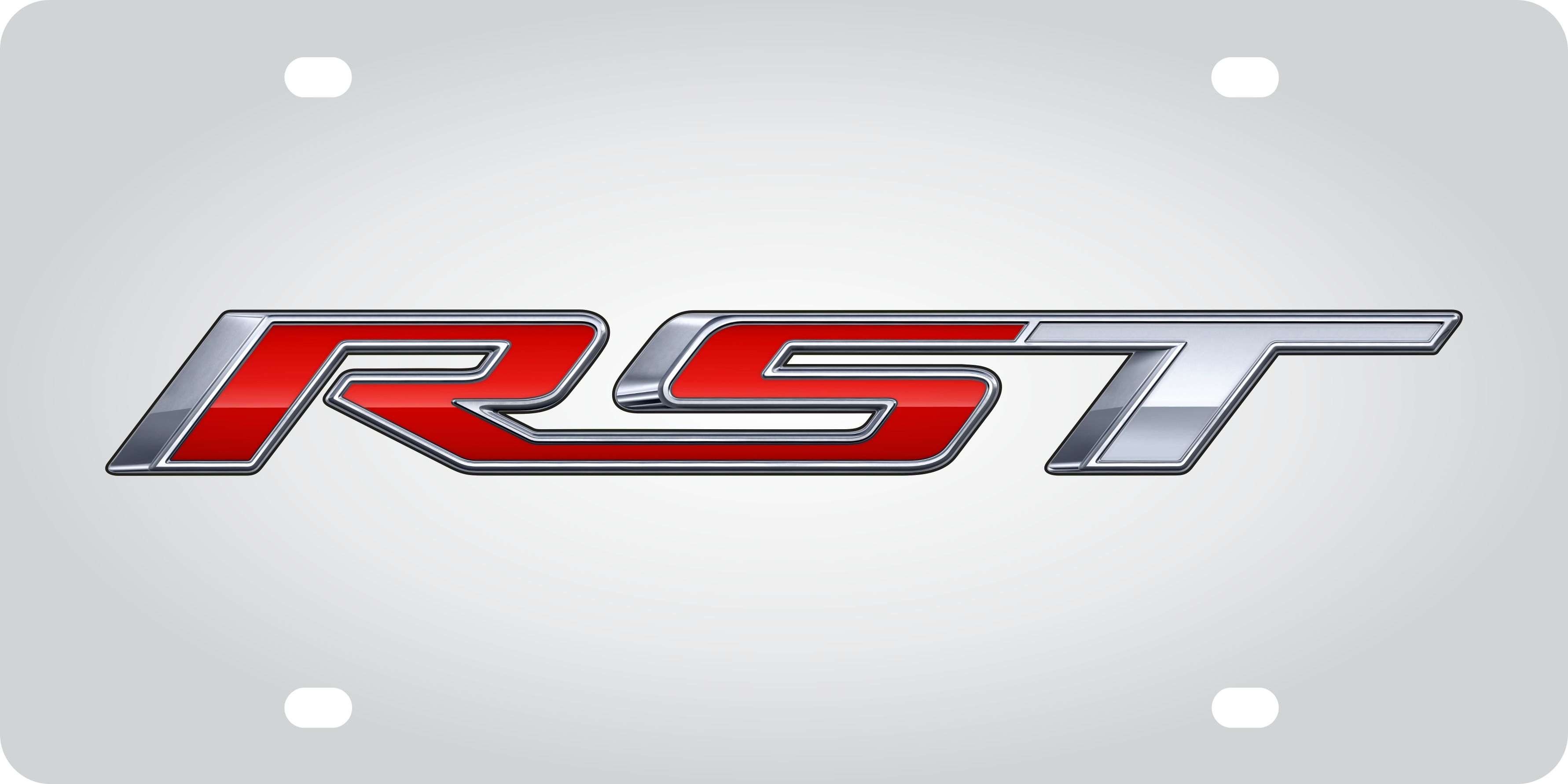 Chevrolet RST Stainless Steel License Plate
