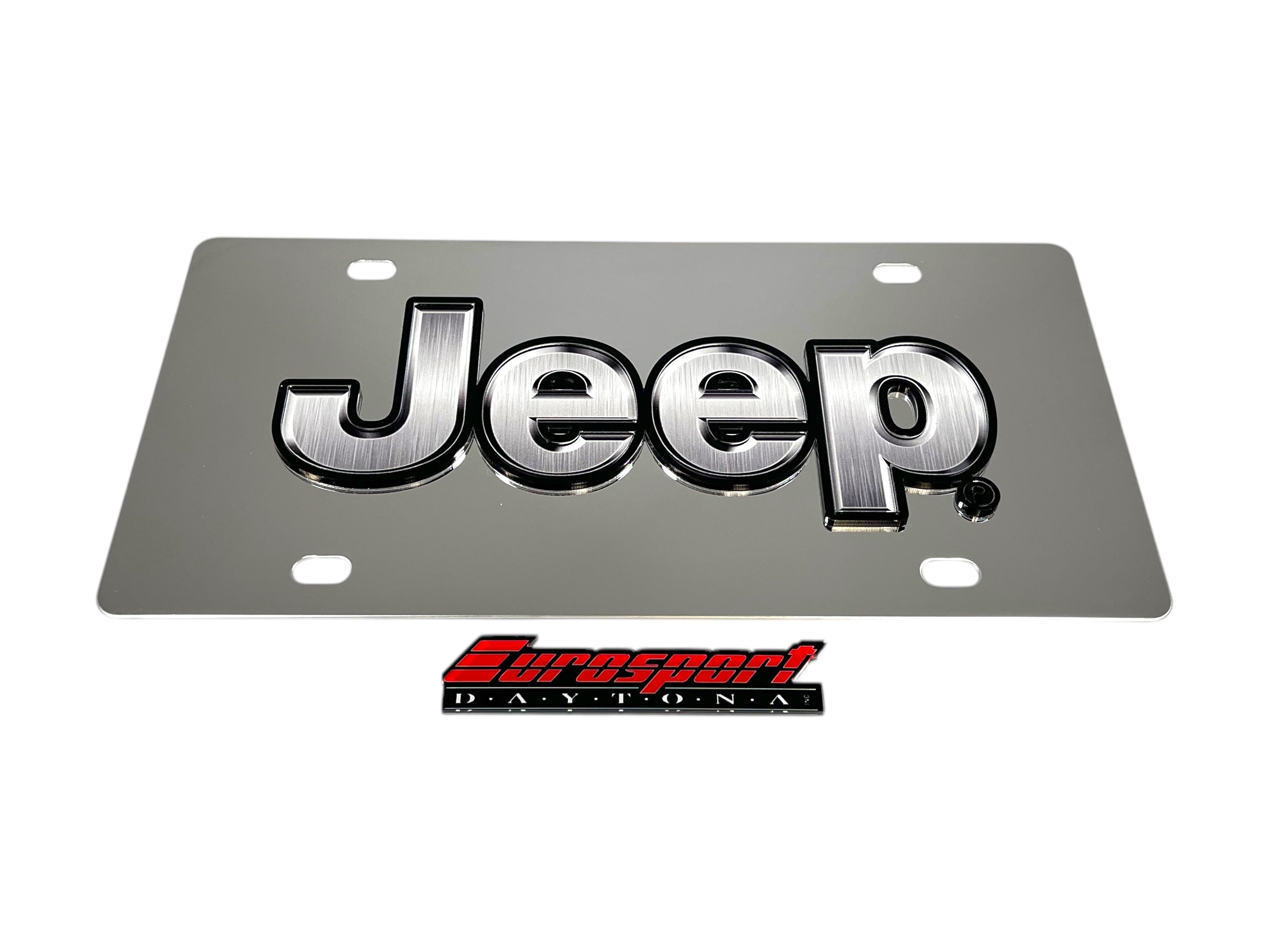 Jeep Stainless Steel License Plate