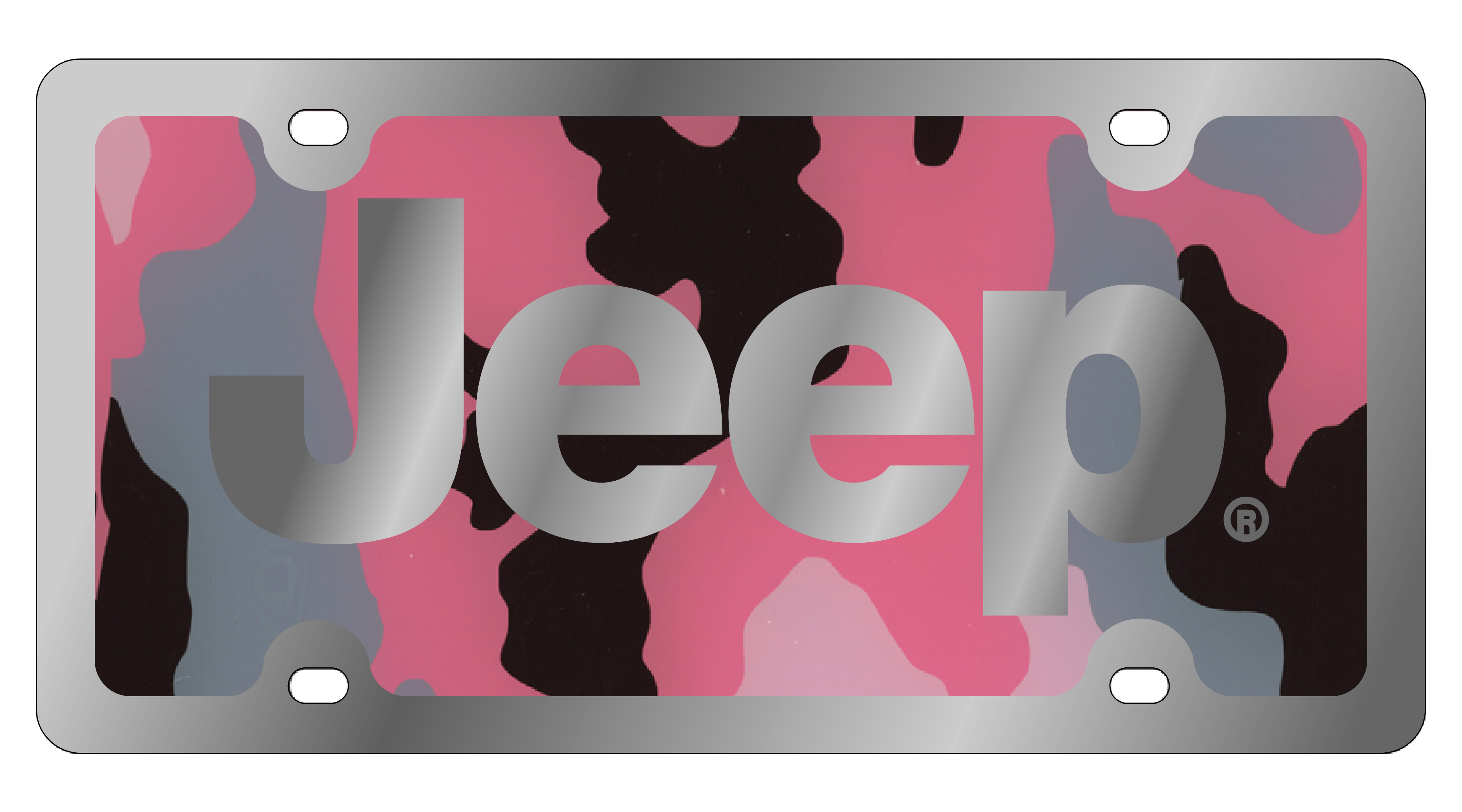 Jeep Stainless Steel License Plate
