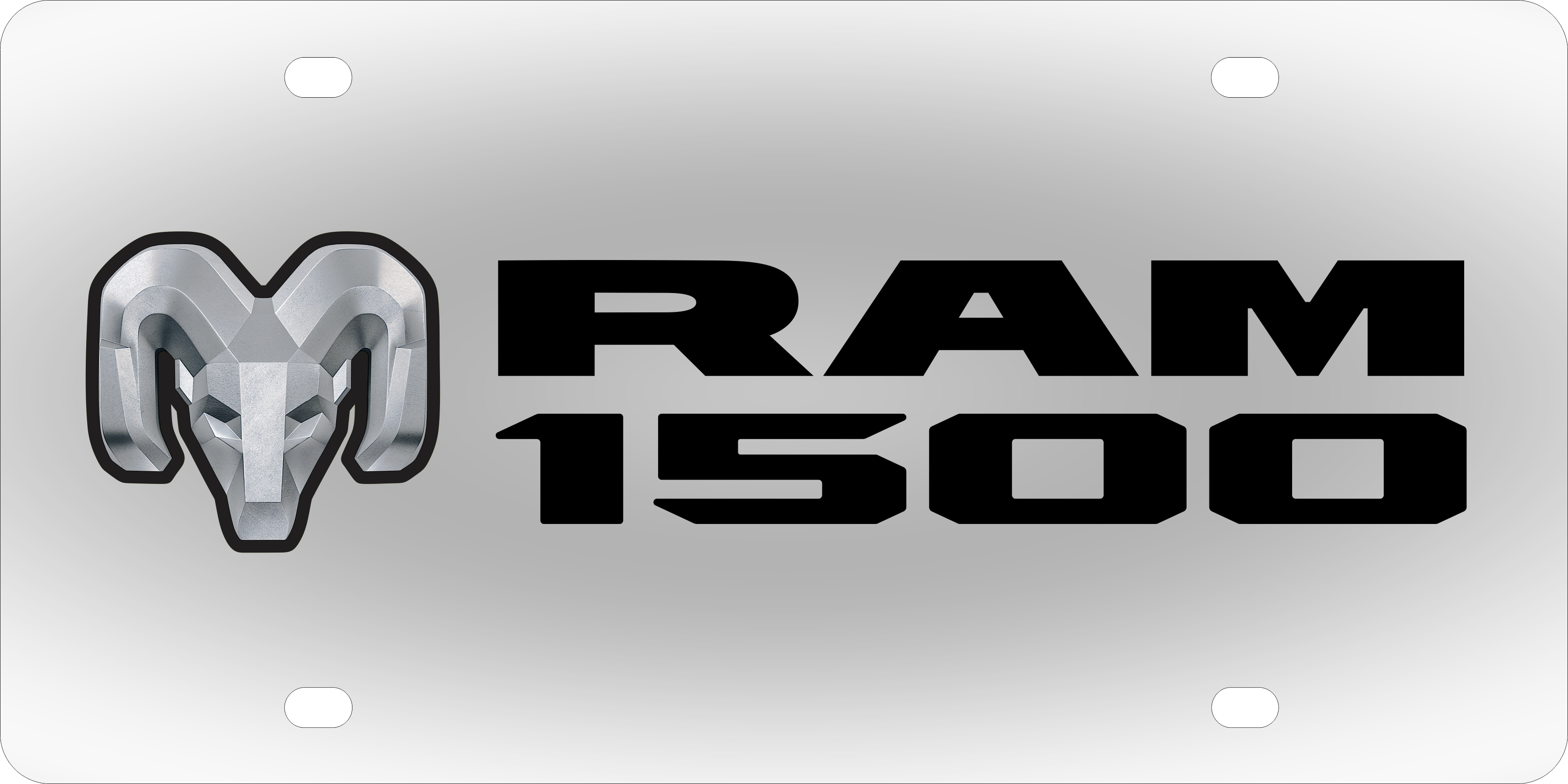Ram 1500 Stainless Steel License Plate