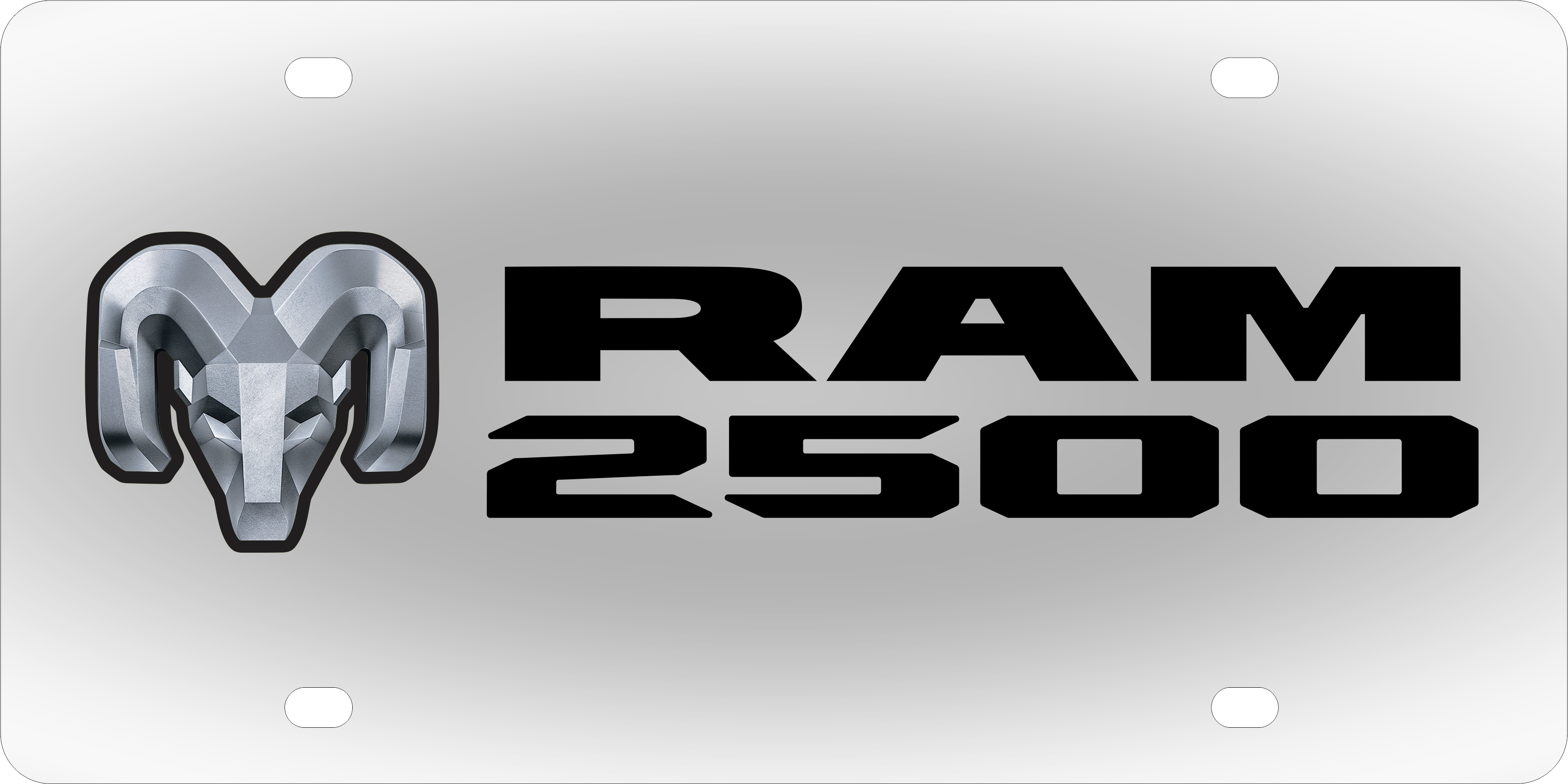 Ram 2500 Stainless Steel License Plate