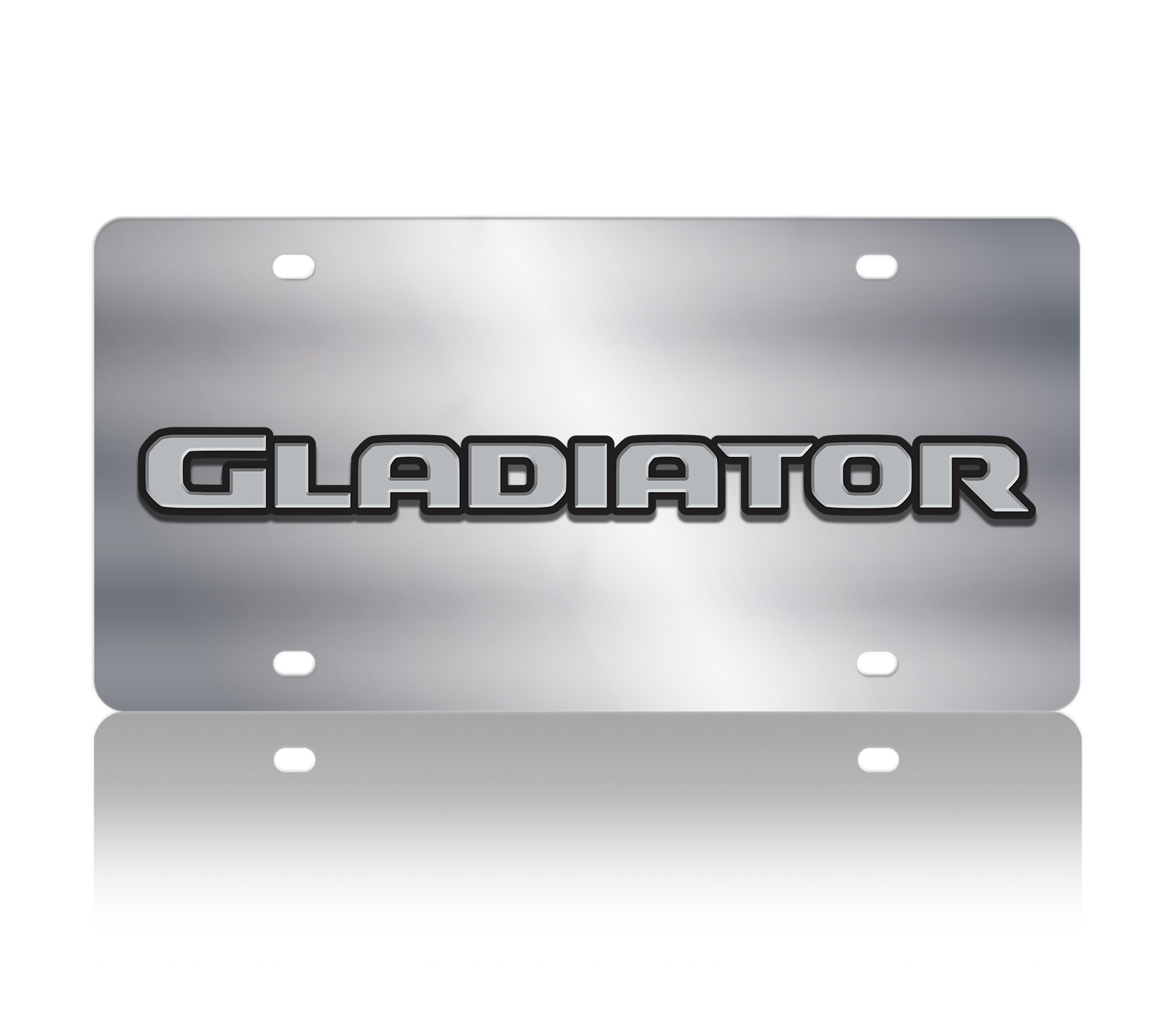 Jeep Gladiator Stainless Steel License Plate