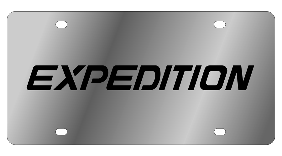 Ford Expedition Stainless Steel License Plate