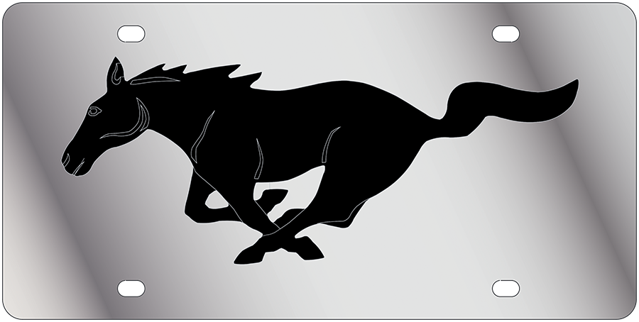 Ford Mustang Stainless Steel License Plate