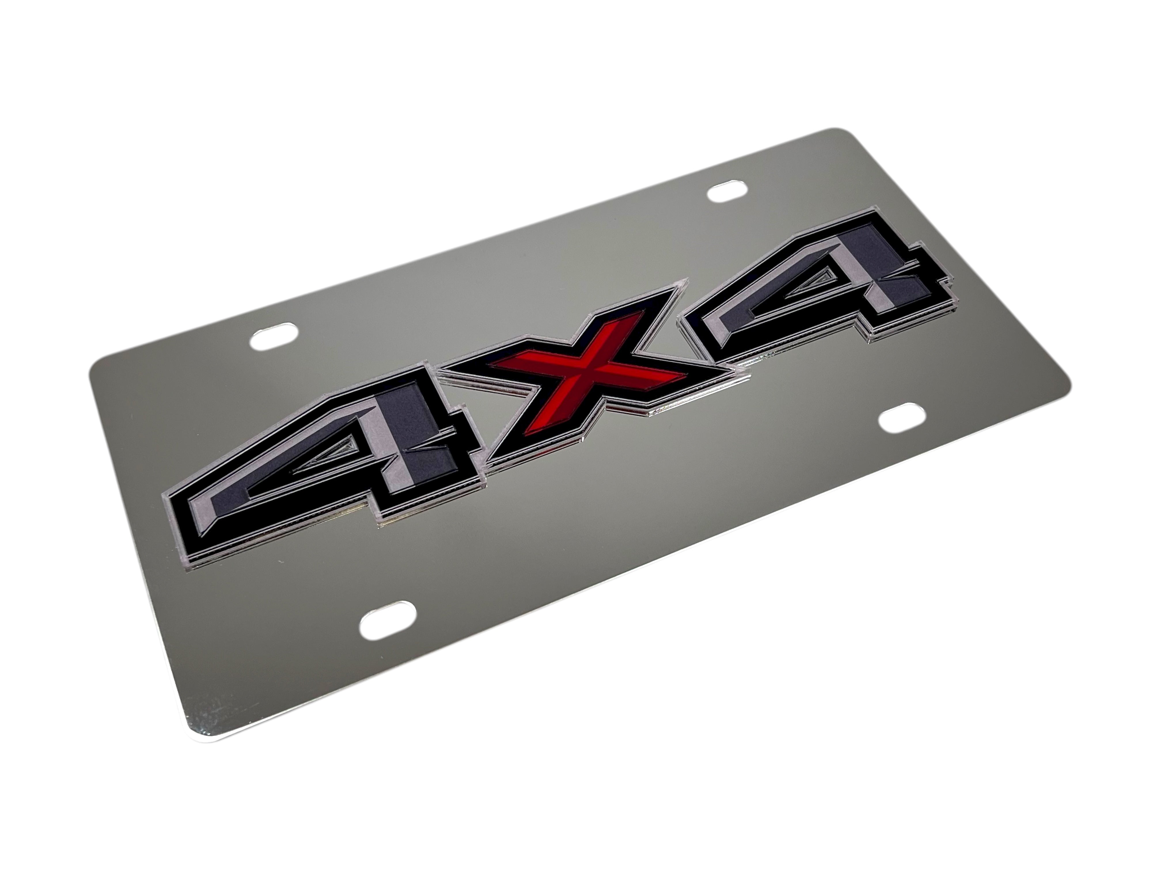 Ford 4x4 Stainless Steel License Plate