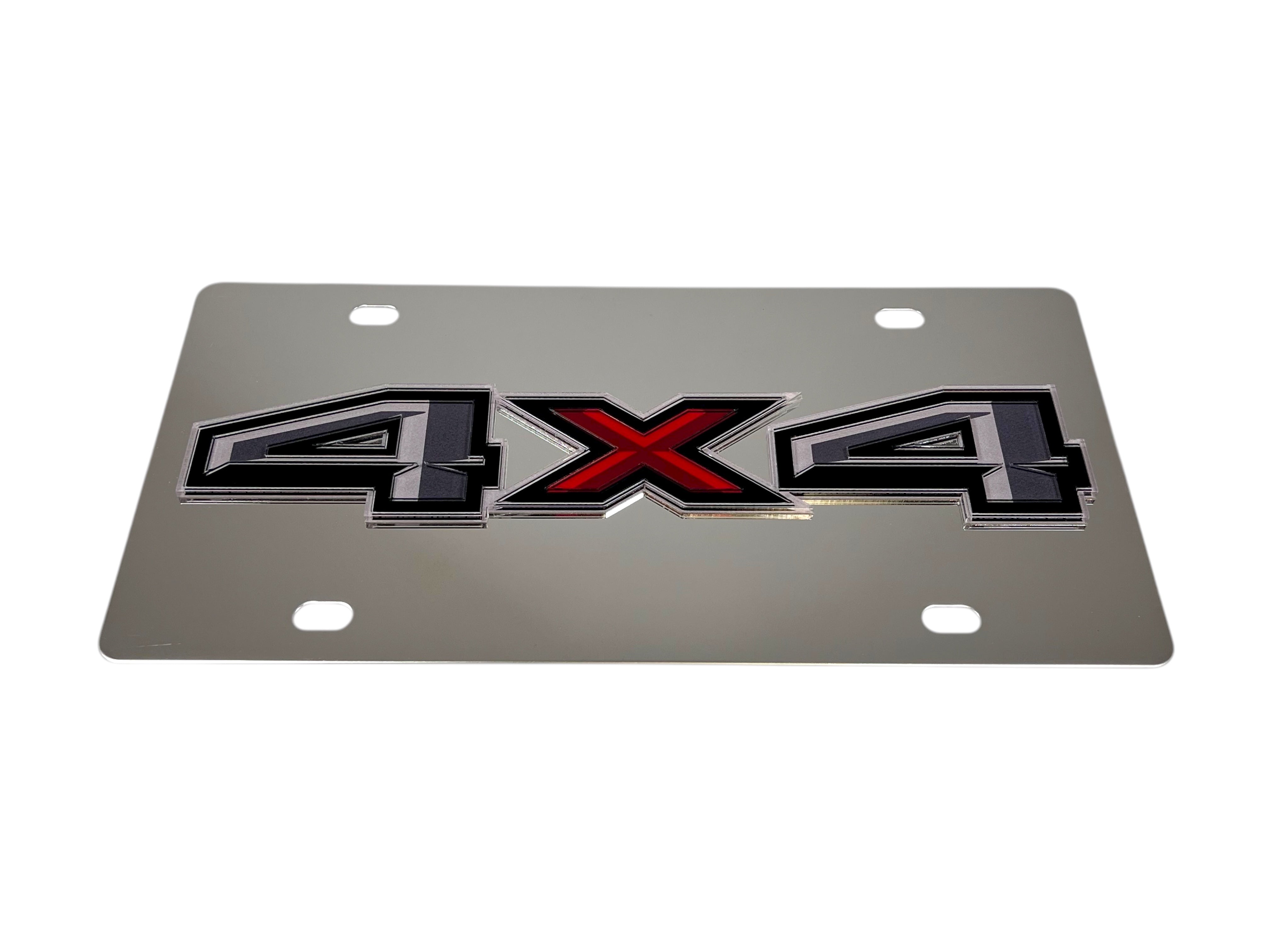 Ford 4x4 Stainless Steel License Plate