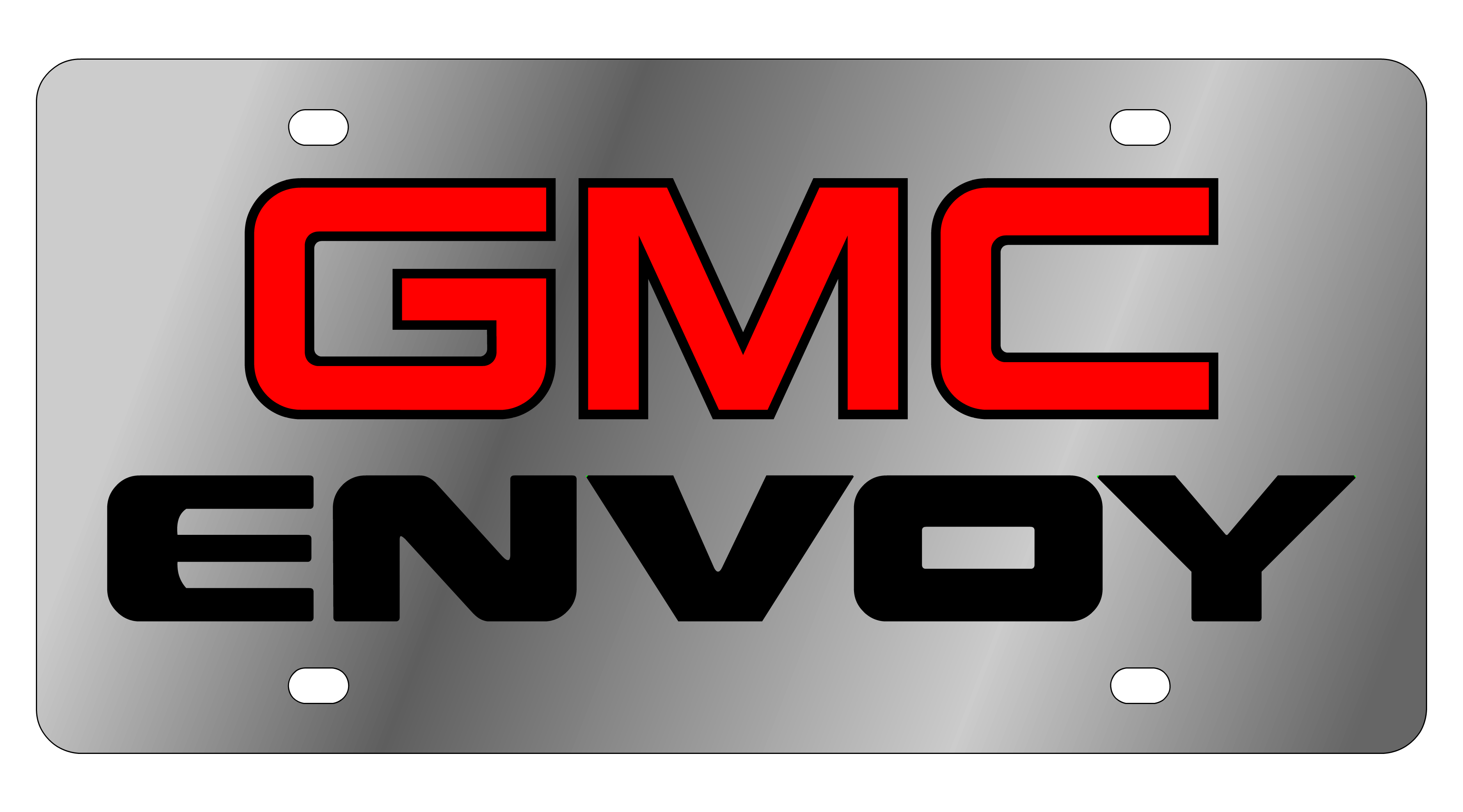 GMC Envoy Stainless Steel License Plate