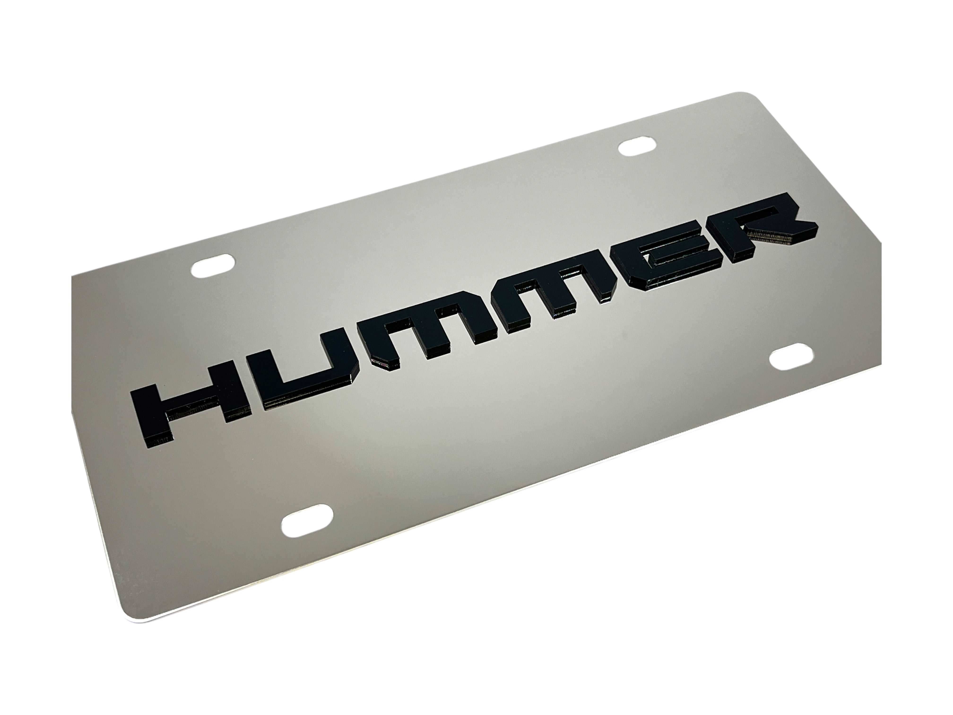Hummer Stainless Steel License Plate