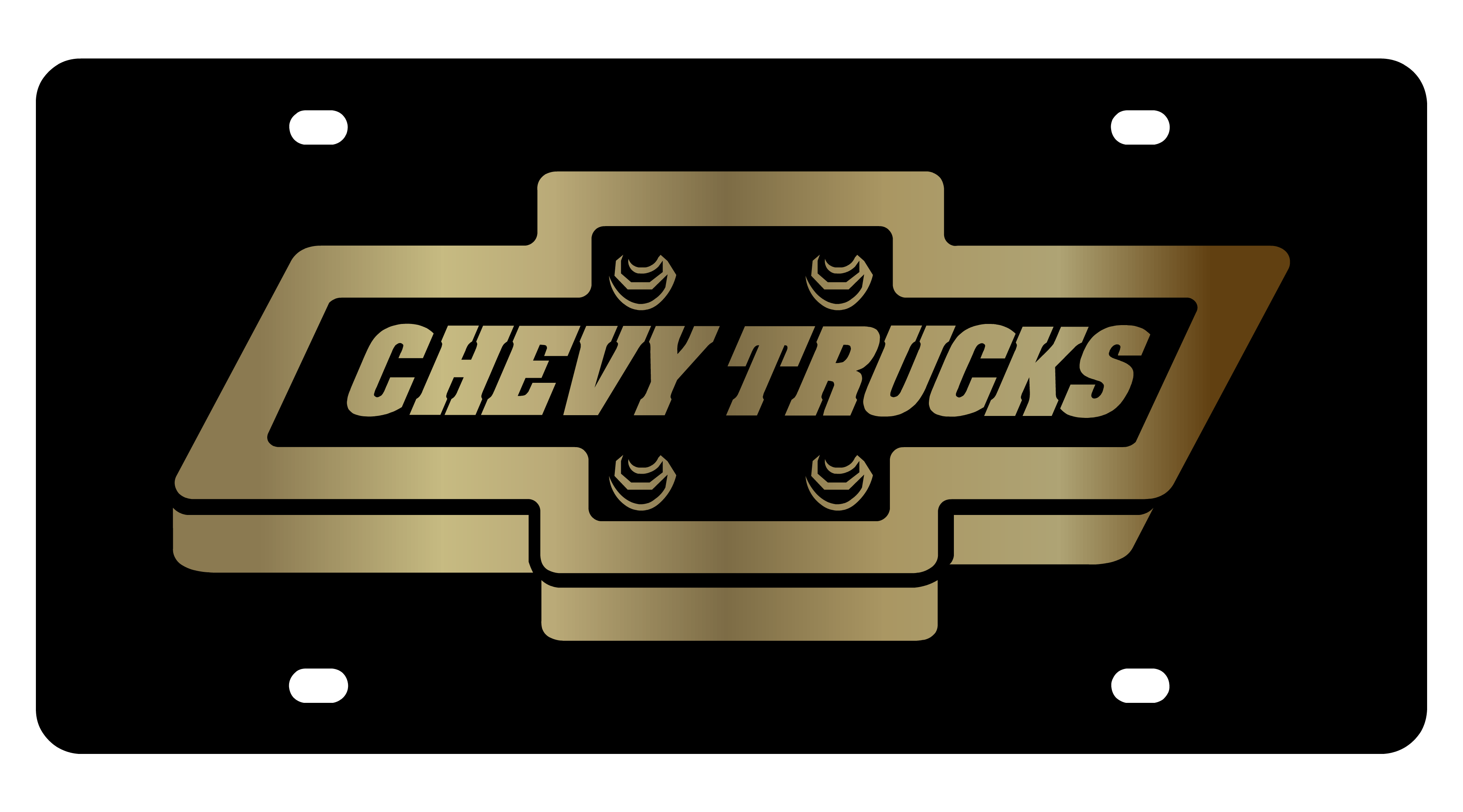 Chevrolet Retro Chevy Trucks Acrylic License Plate
