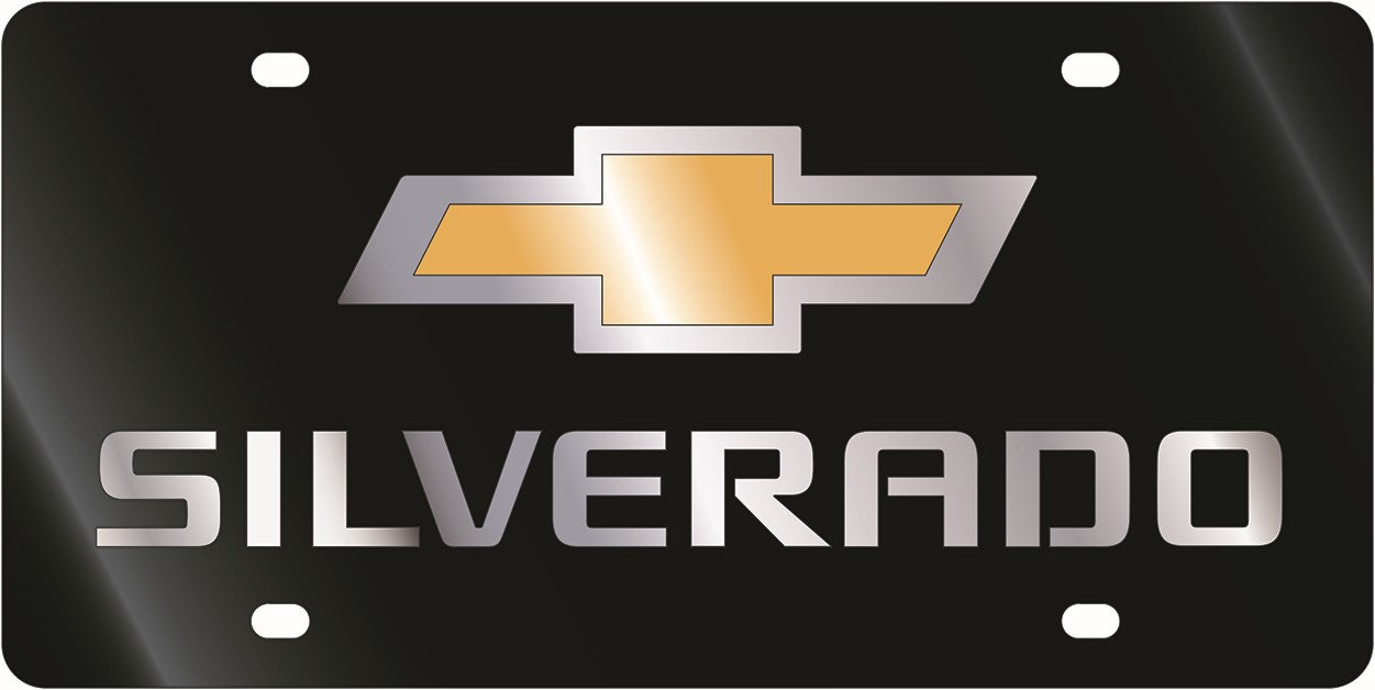 Chevrolet Silverado Acrylic License Plate