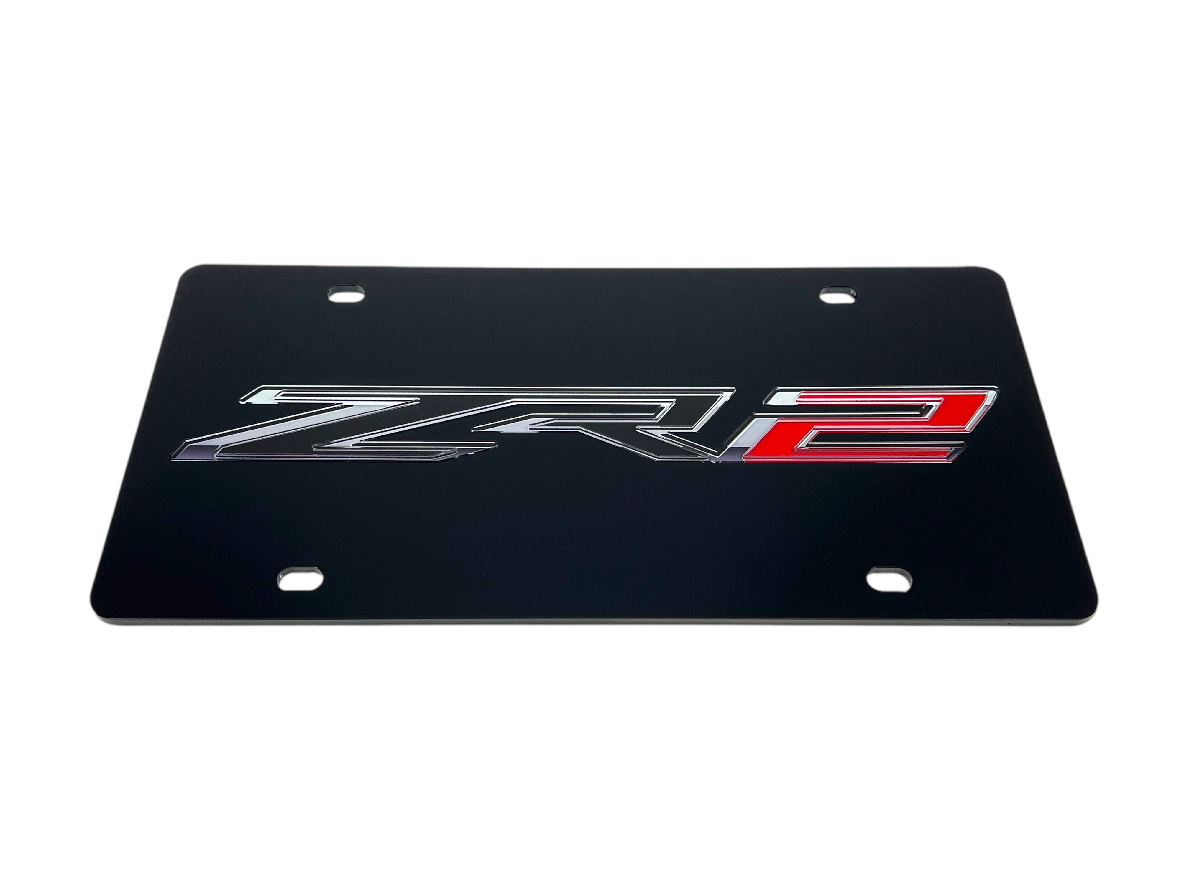 Chevrolet ZR2 Acrylic License Plate