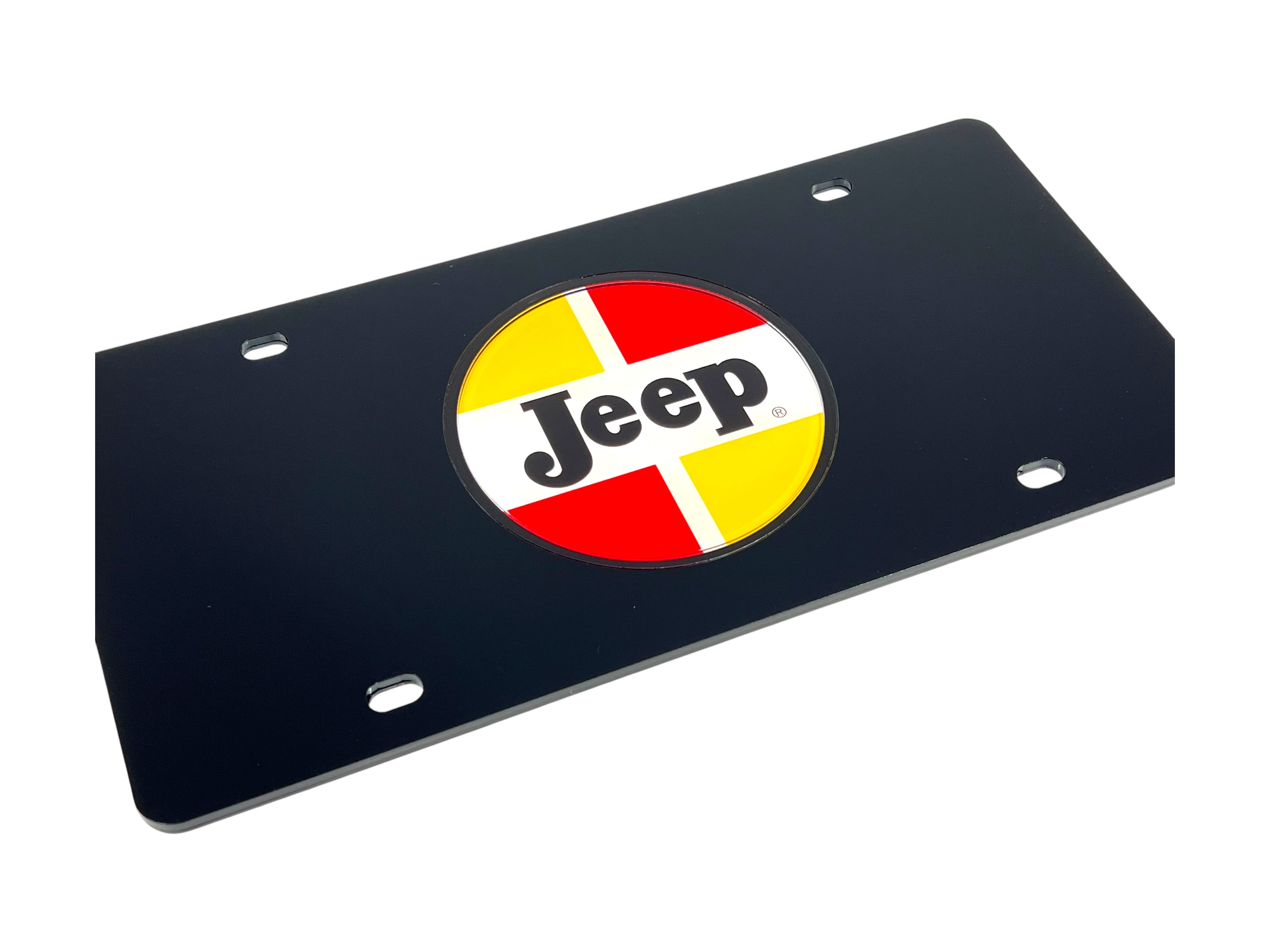 1963-1970 Jeep Classic Logo Acrylic License Plate