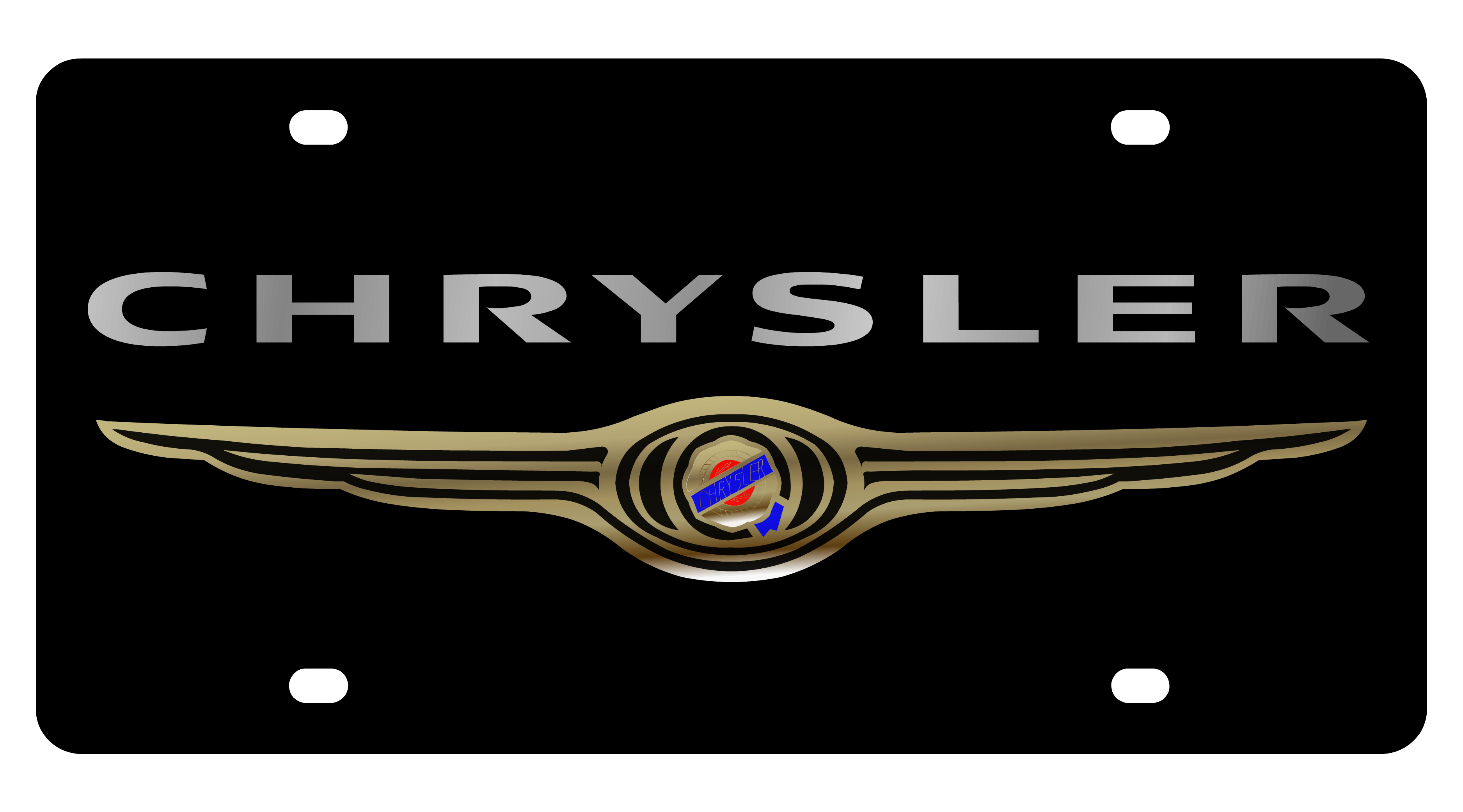 Chrysler Acrylic License Plate