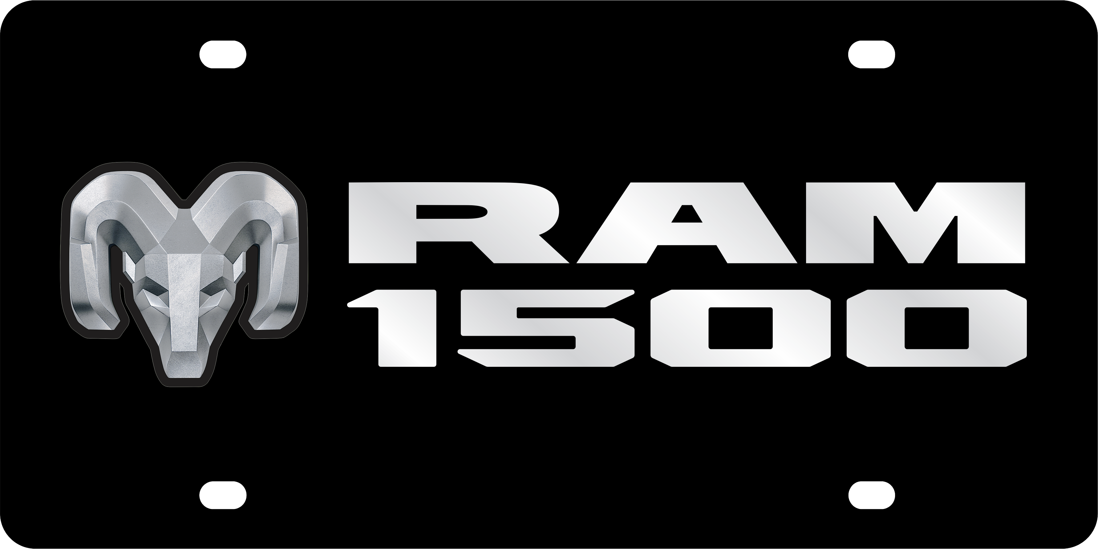 Ram 1500 Acrylic License Plate