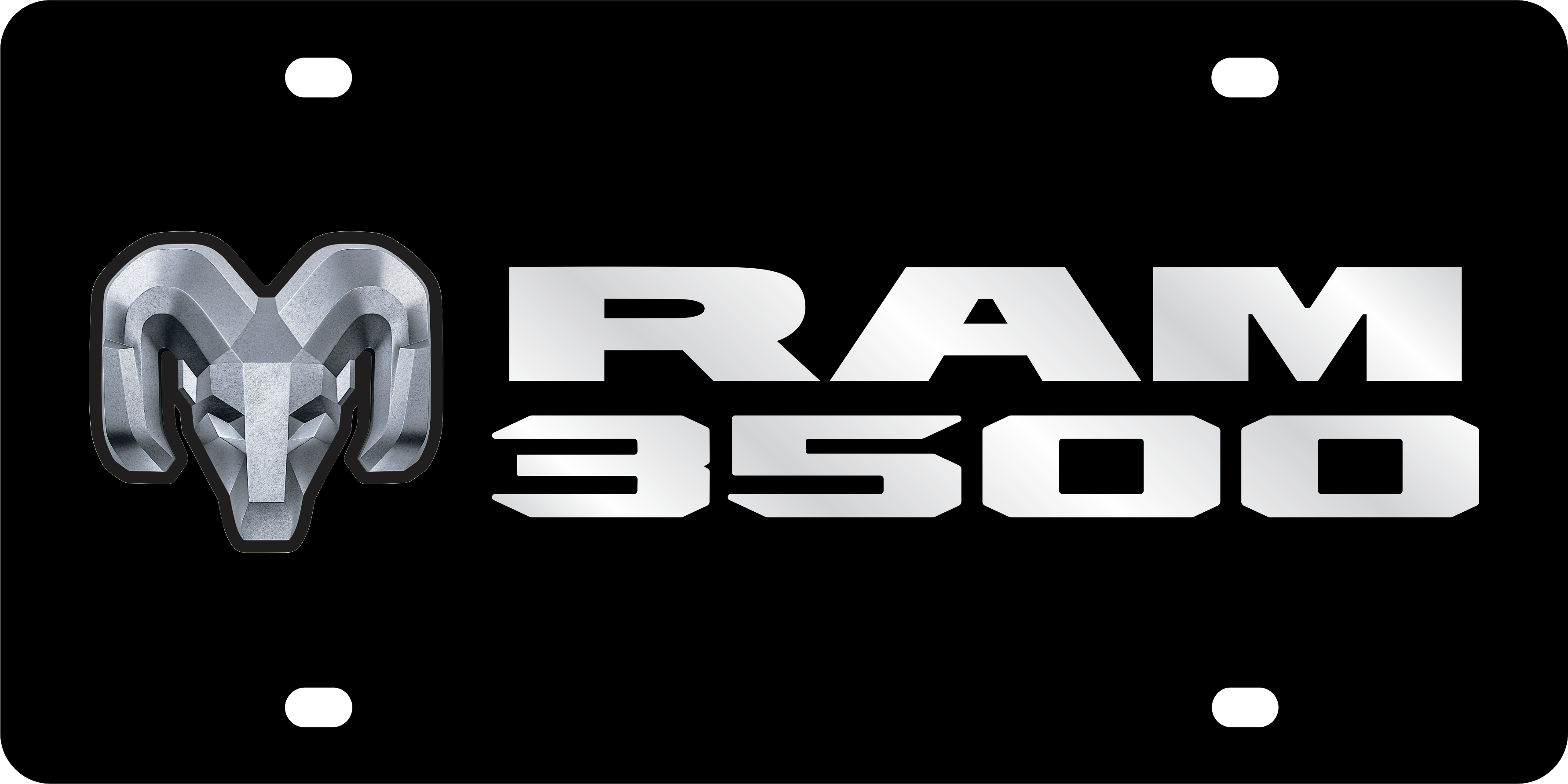 Ram 3500 Acrylic License Plate