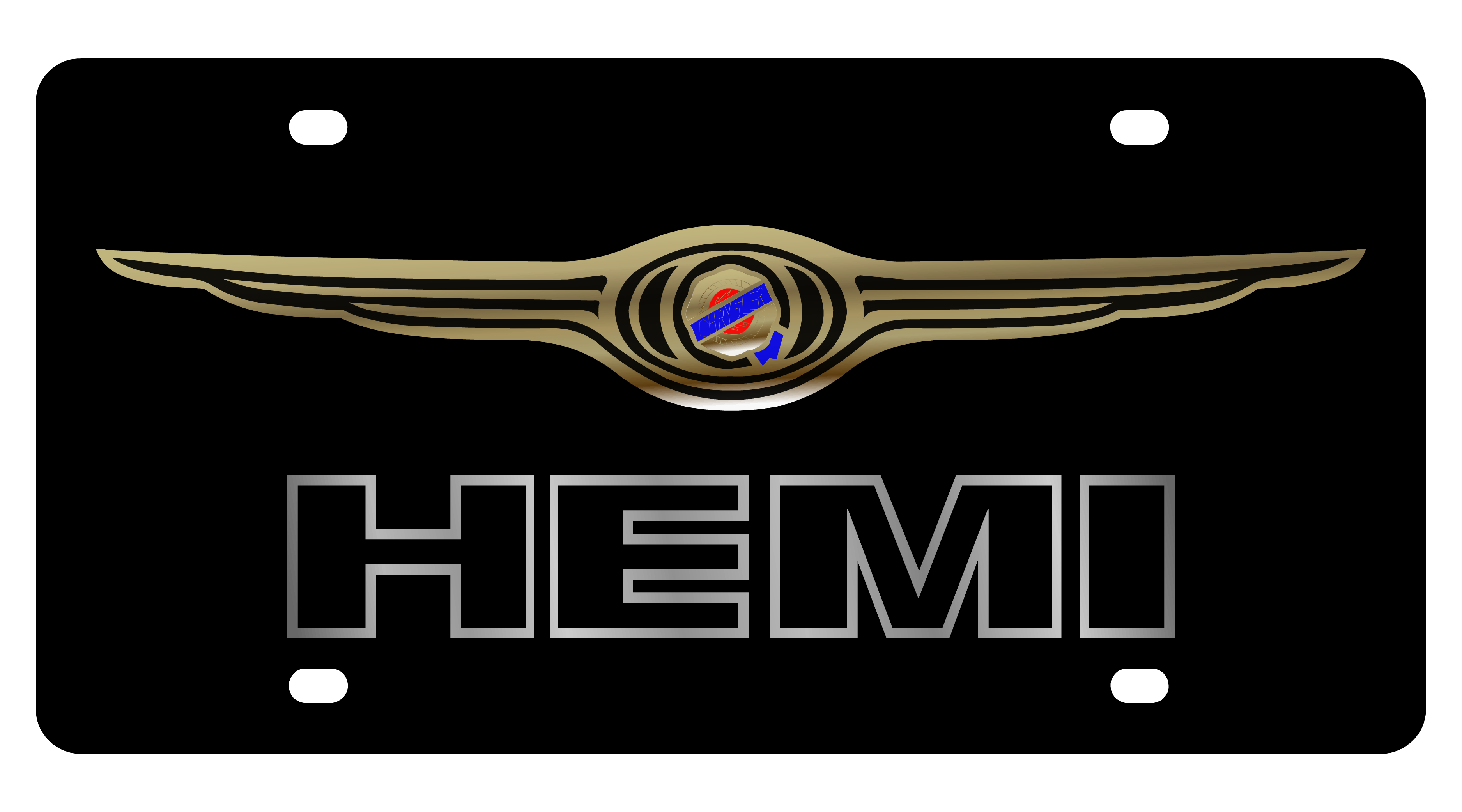 Chrysler Hemi R/T Acrylic License Plate