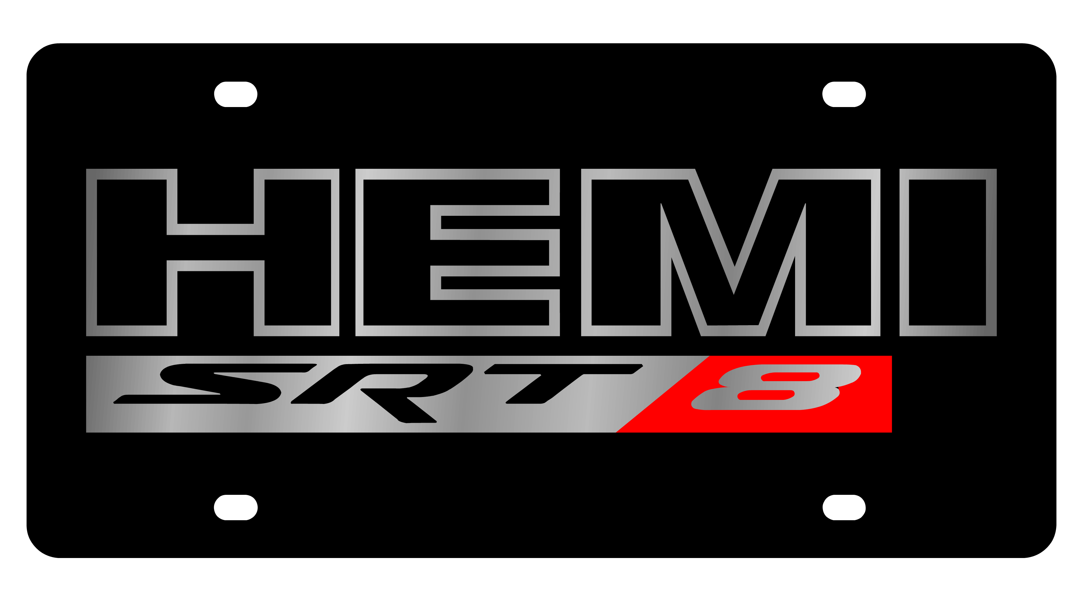 thumbnail image 2 of IPick Image Dodge SRT Carbon Fiber Look Aluminum License Plate - Made In USA (Front) 2 of 4