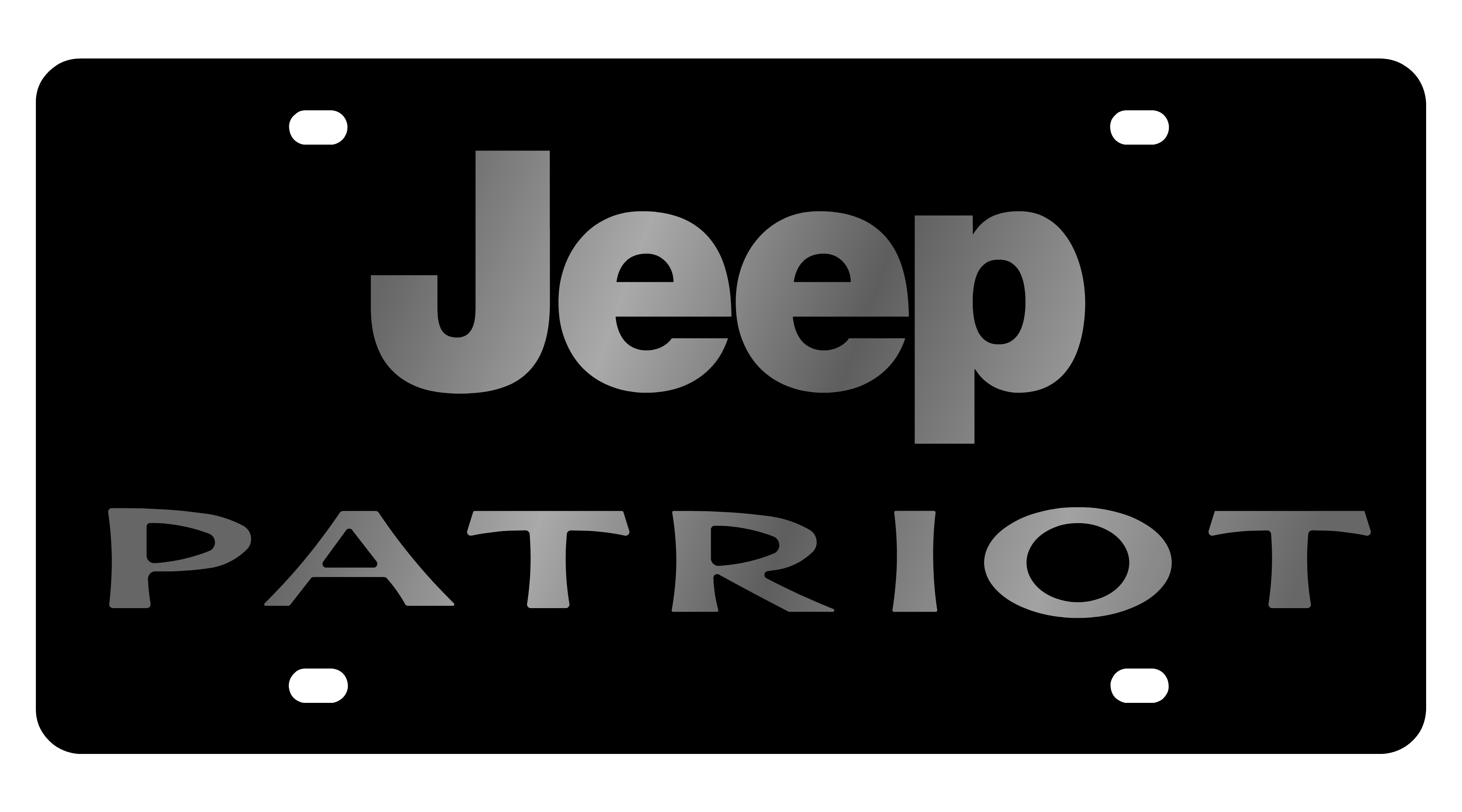 Jeep Patriot Acrylic License Plate