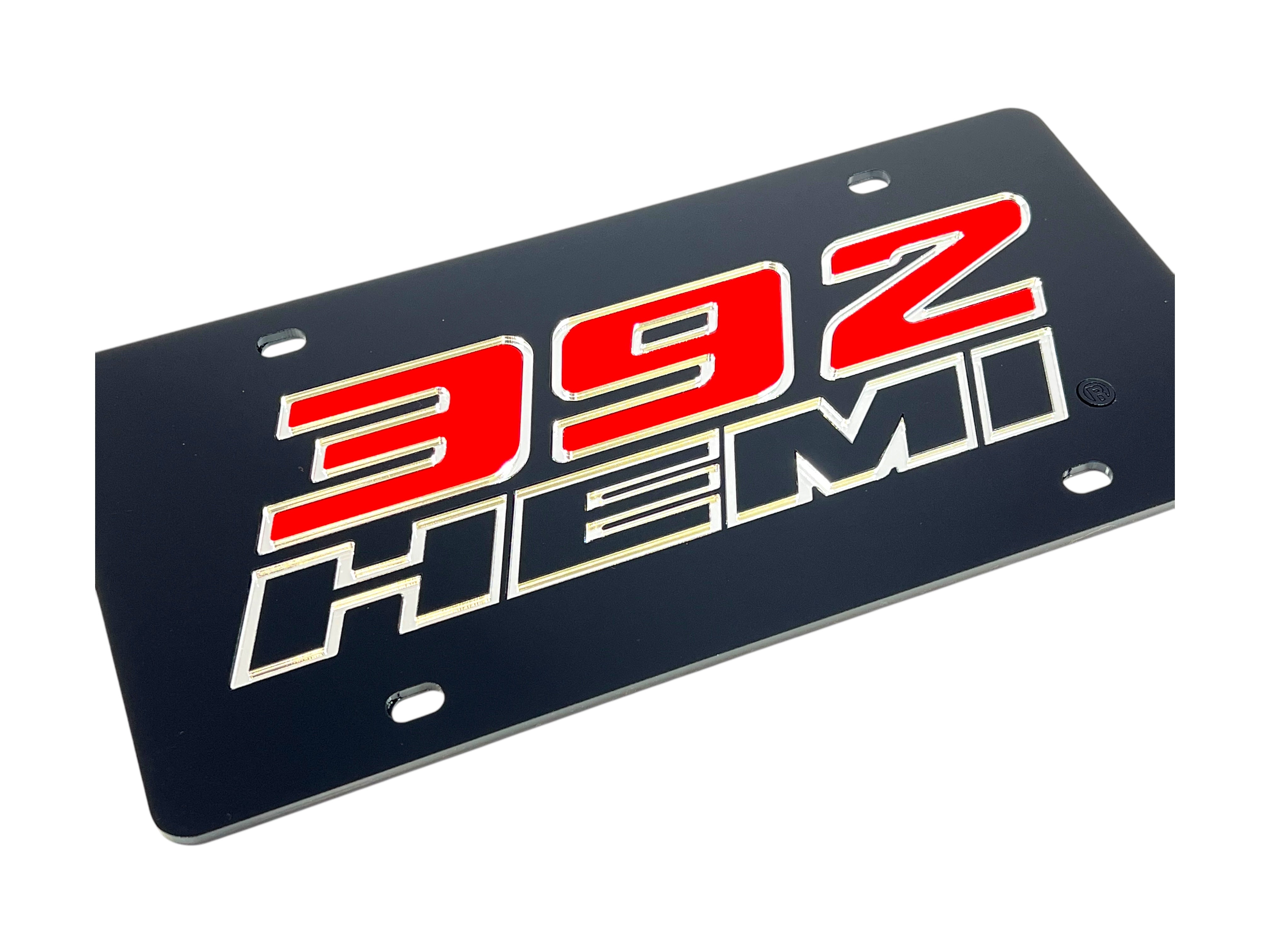 Dodge 392 HEMI Acrylic License Plate