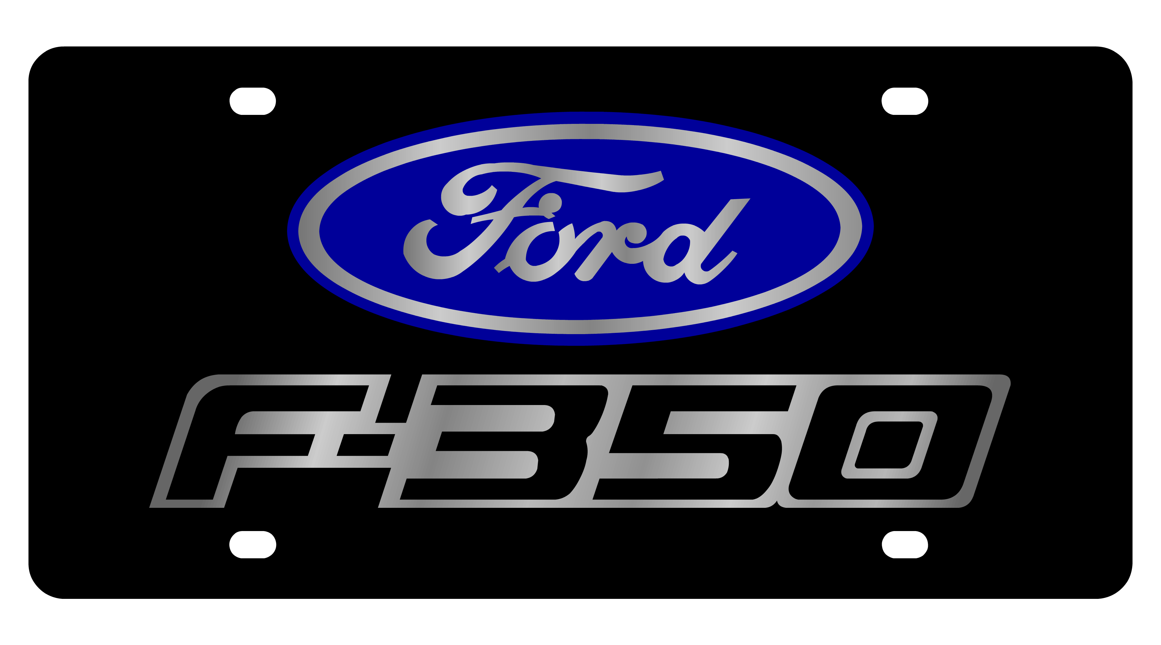 2009 Ford F-350 Acrylic License Plate