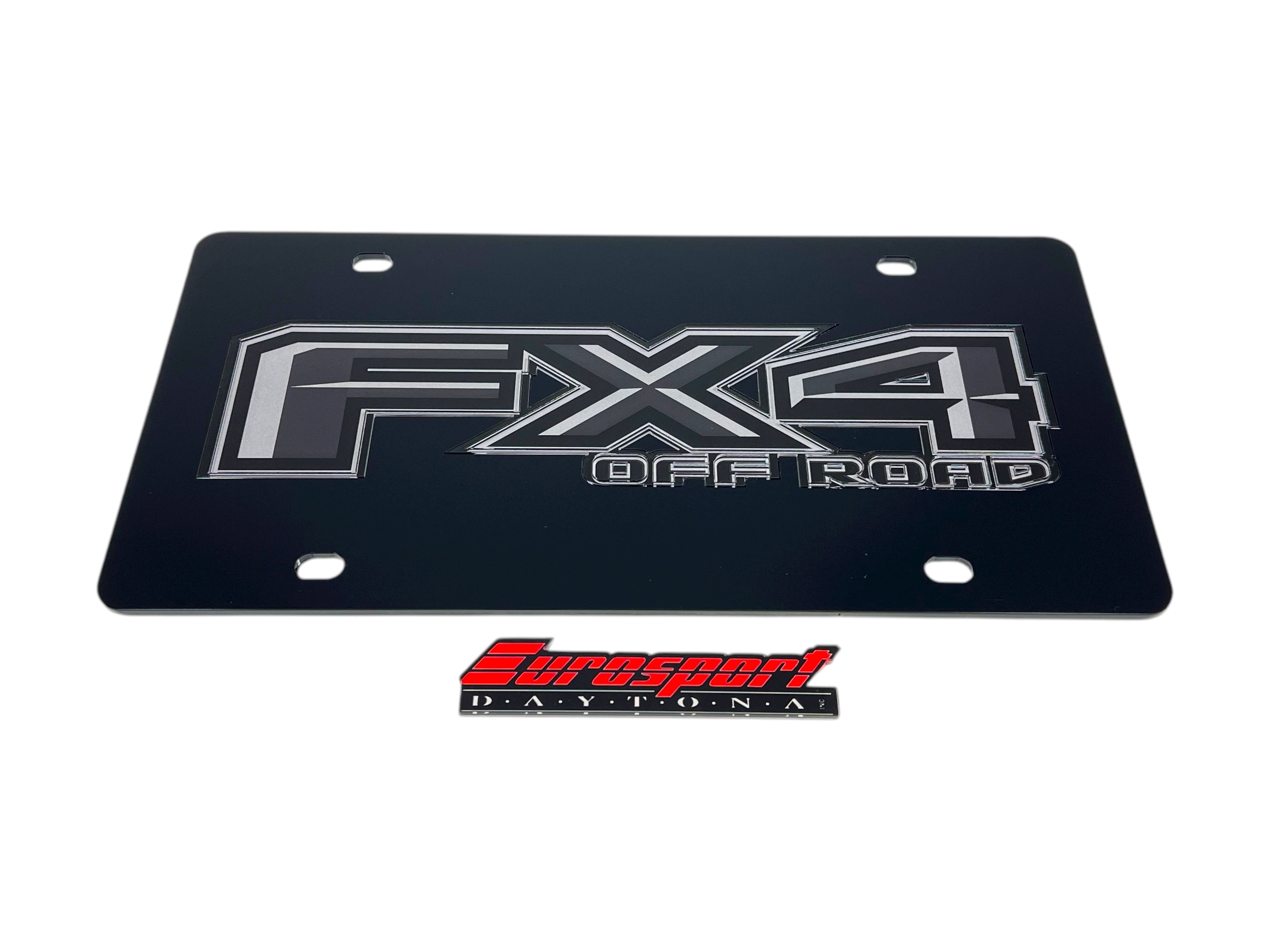 Ford FX4 Monochromatic Acrylic License Plate