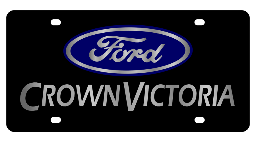 Ford Crown Victoria Acrylic License Plate