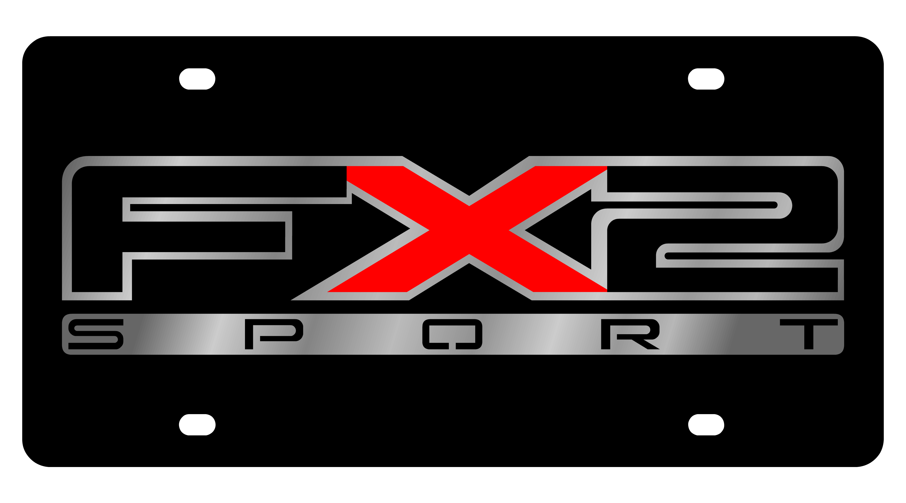 2010 Ford FX2 Sport Acrylic License Plate