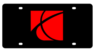 Saturn Acrylic License Plate