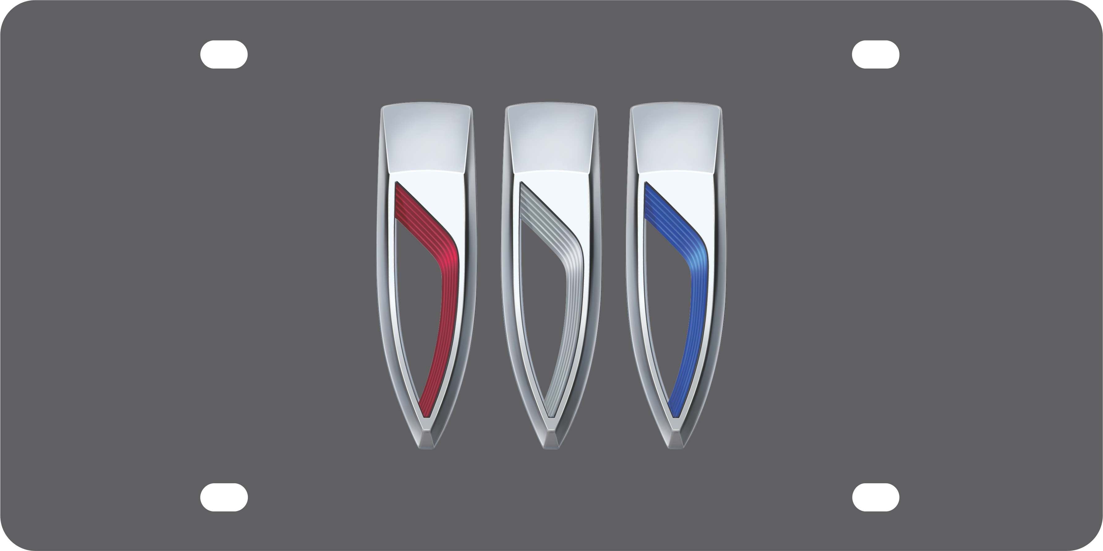 Buick Carbon Steel License Plate