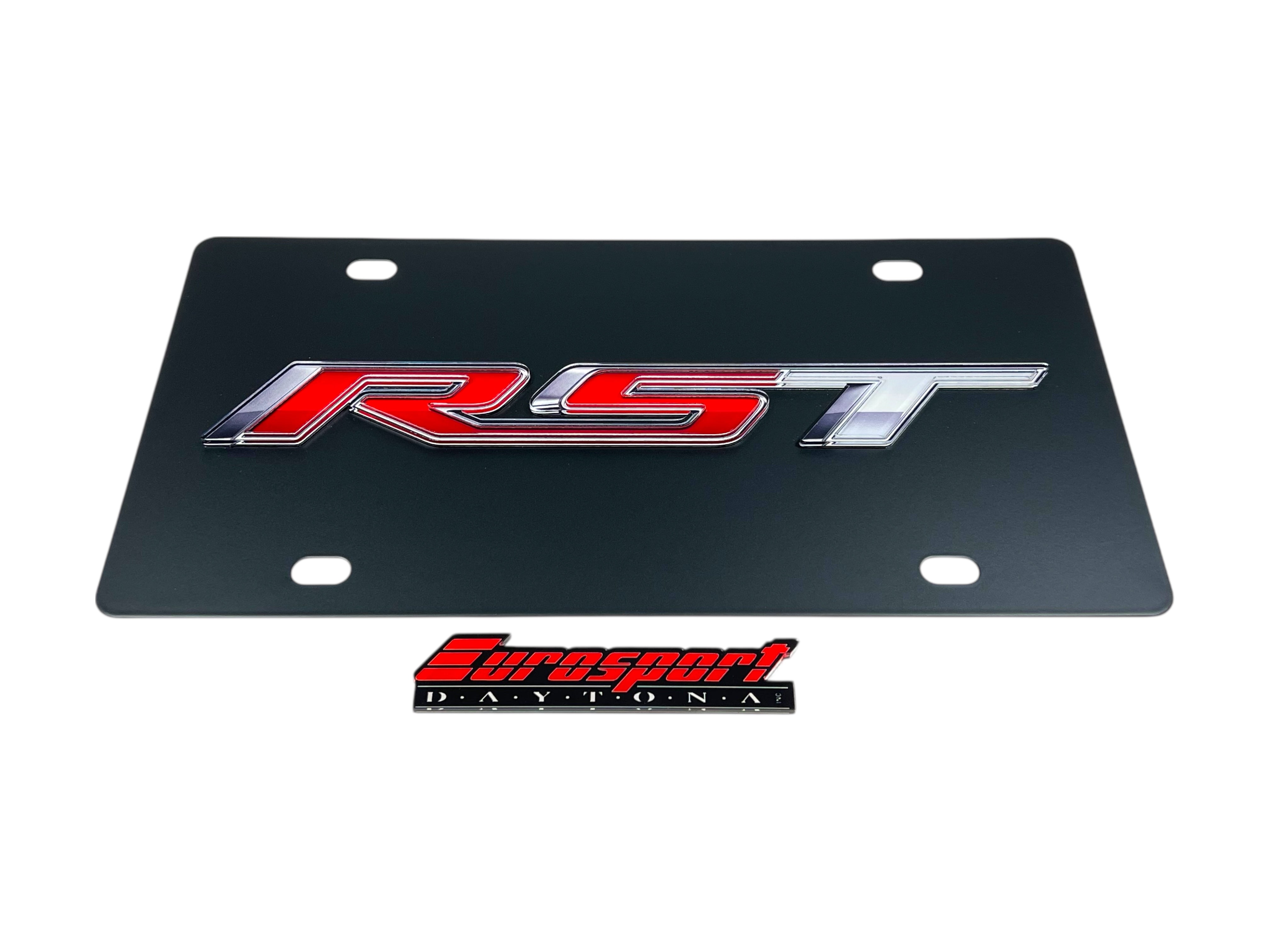 Chevrolet RST Carbon Steel License Plate