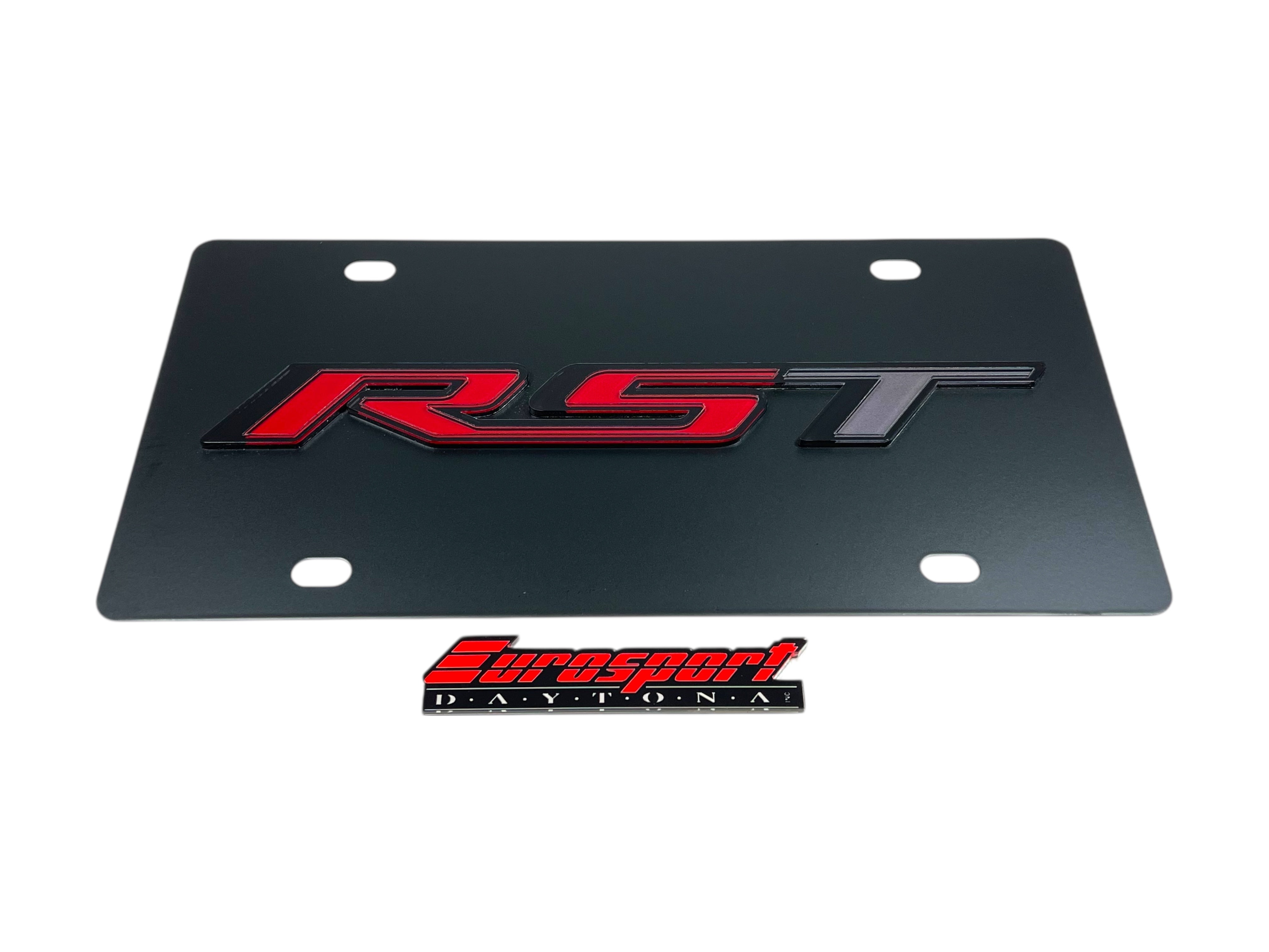 Chevrolet RST Carbon Steel License Plate