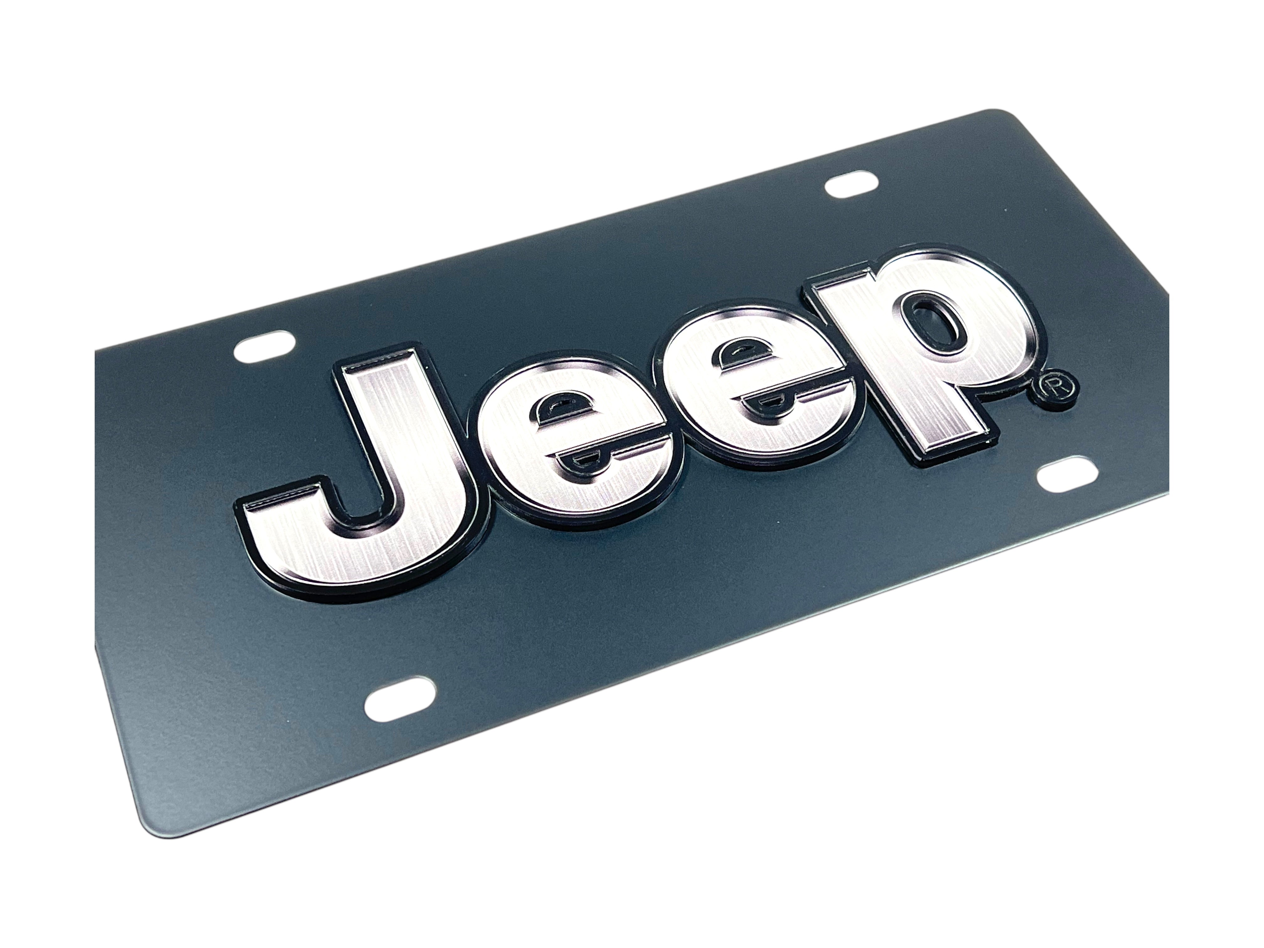 Jeep Carbon Steel License Plate
