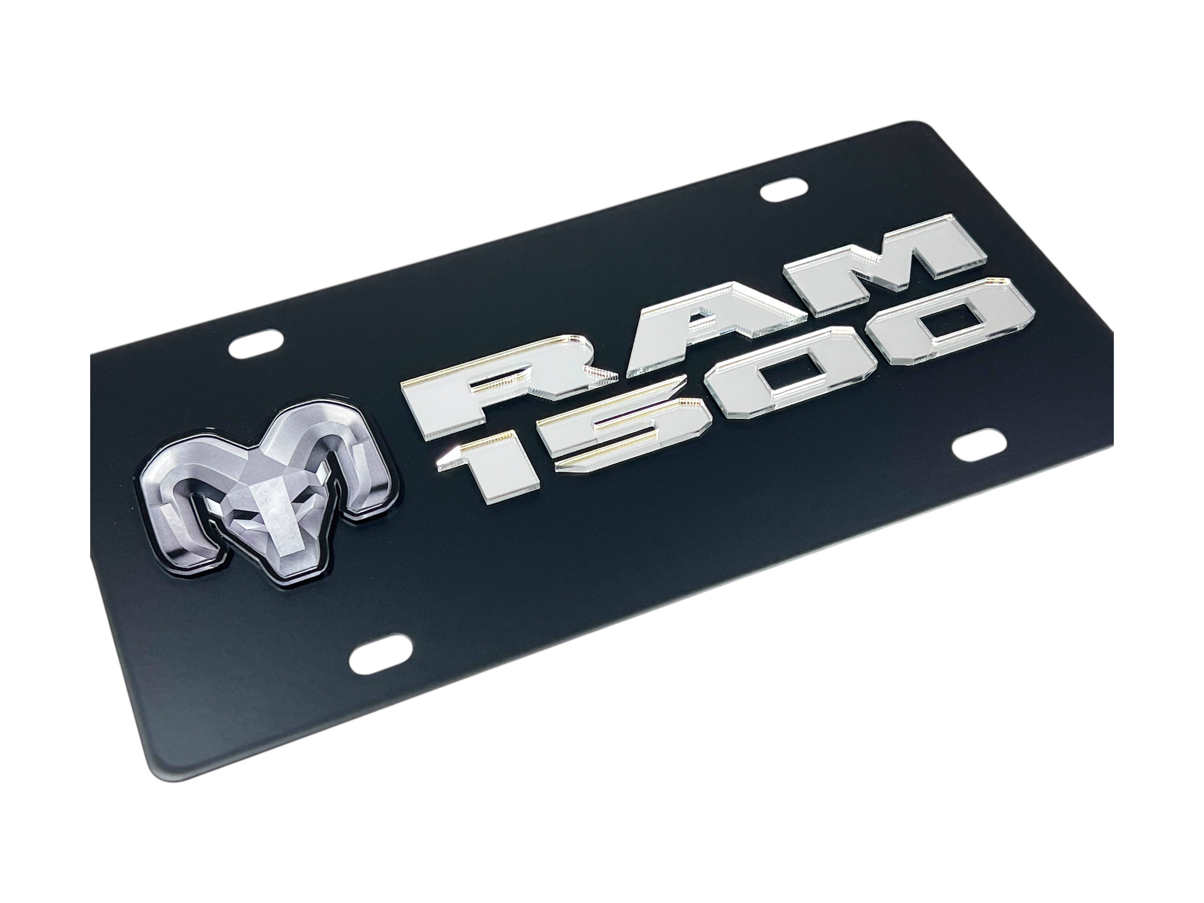 Dodge Ram 1500 Carbon Steel License Plate