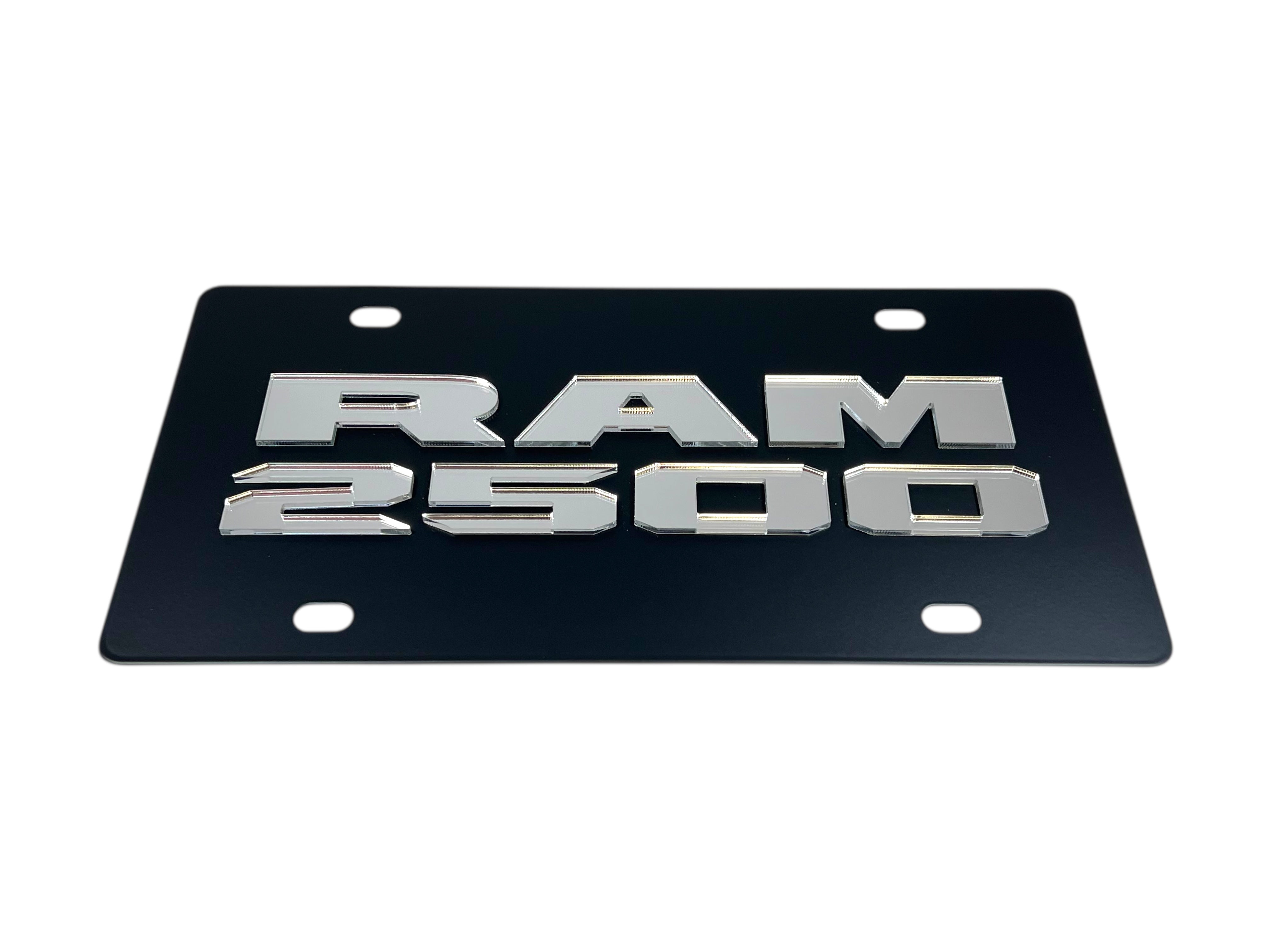Dodge Ram 2500 Carbon Steel License Plate