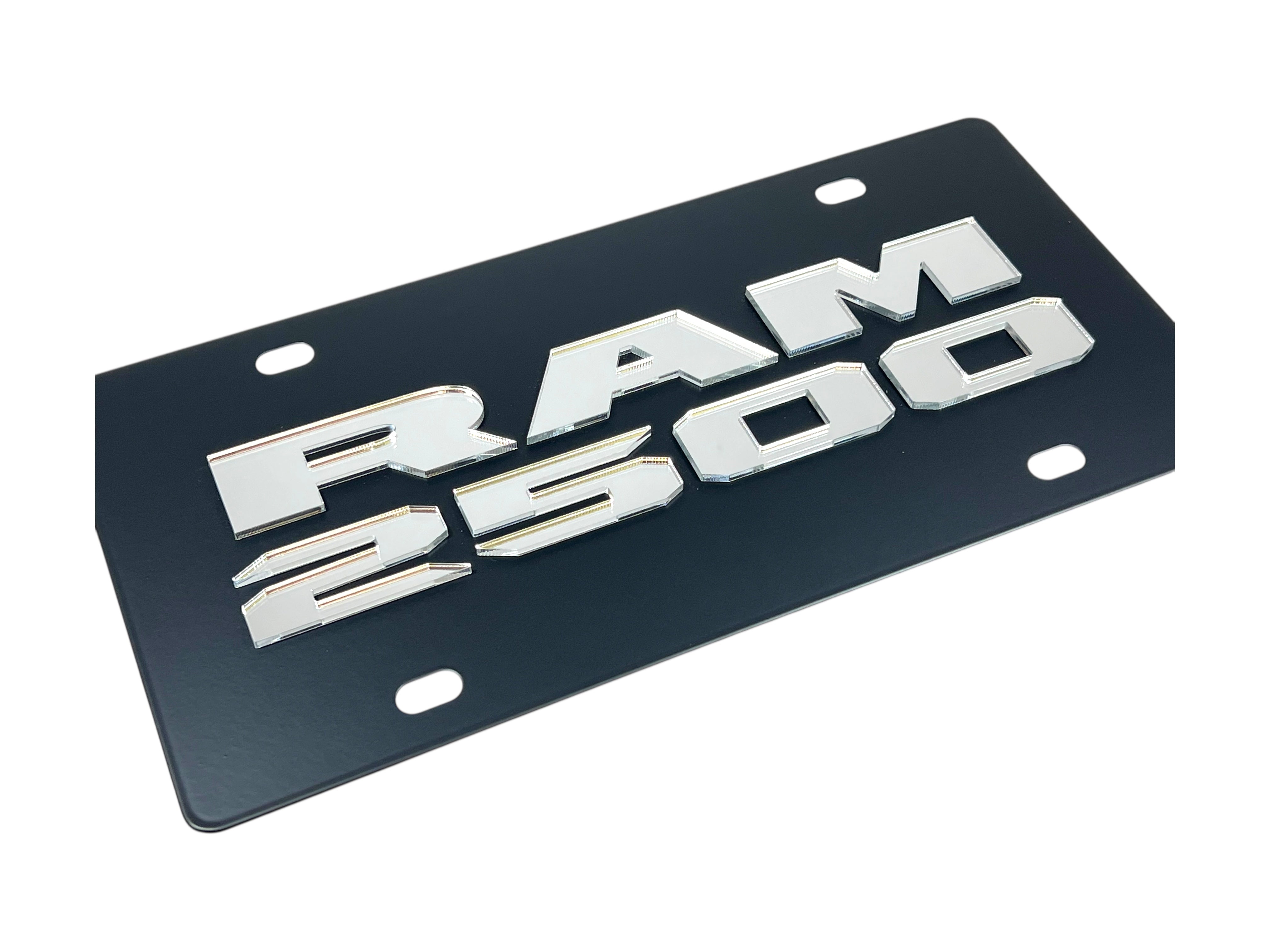 Dodge Ram 2500 Carbon Steel License Plate