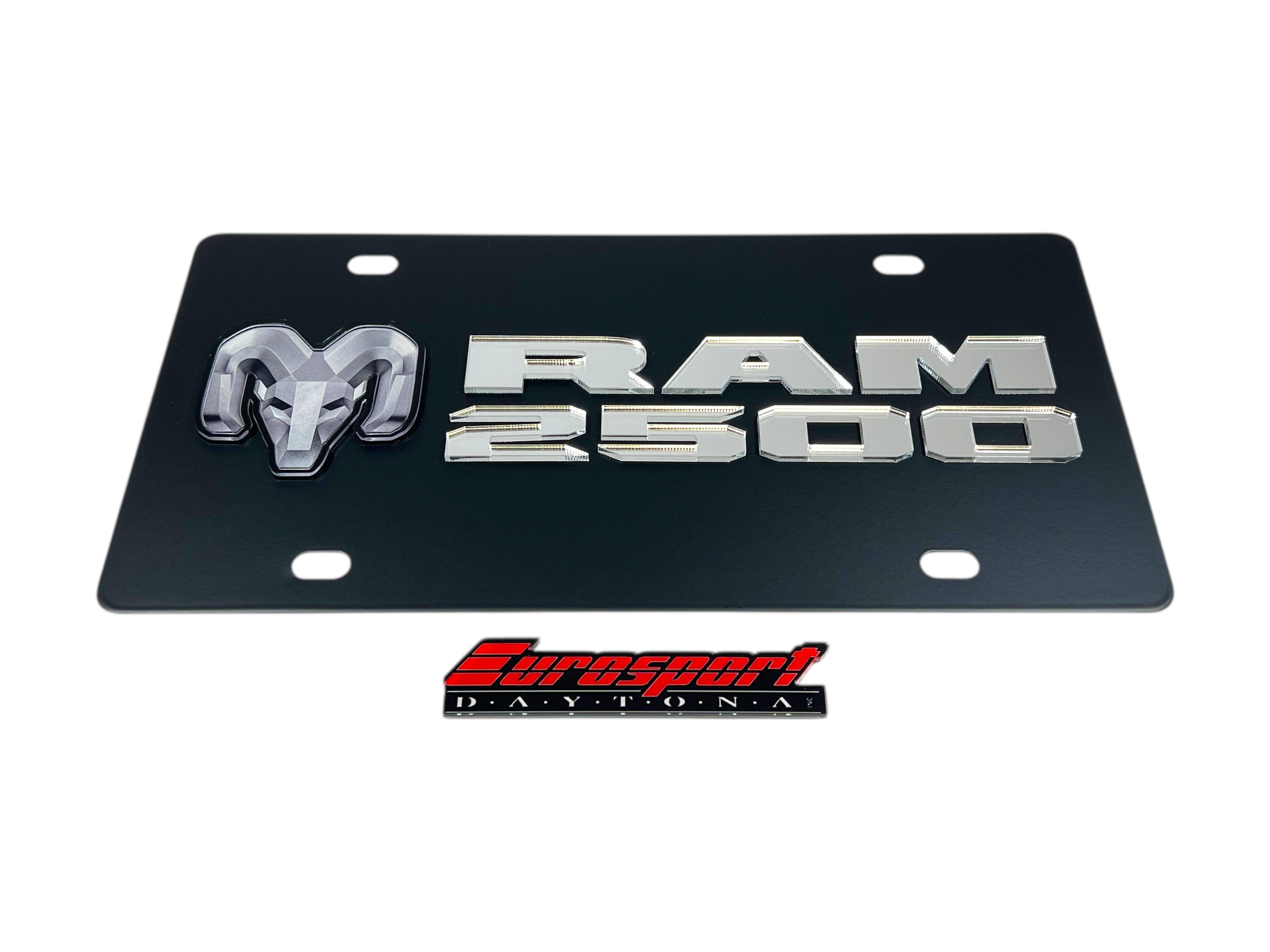 Dodge Ram 2500 Carbon Steel License Plate