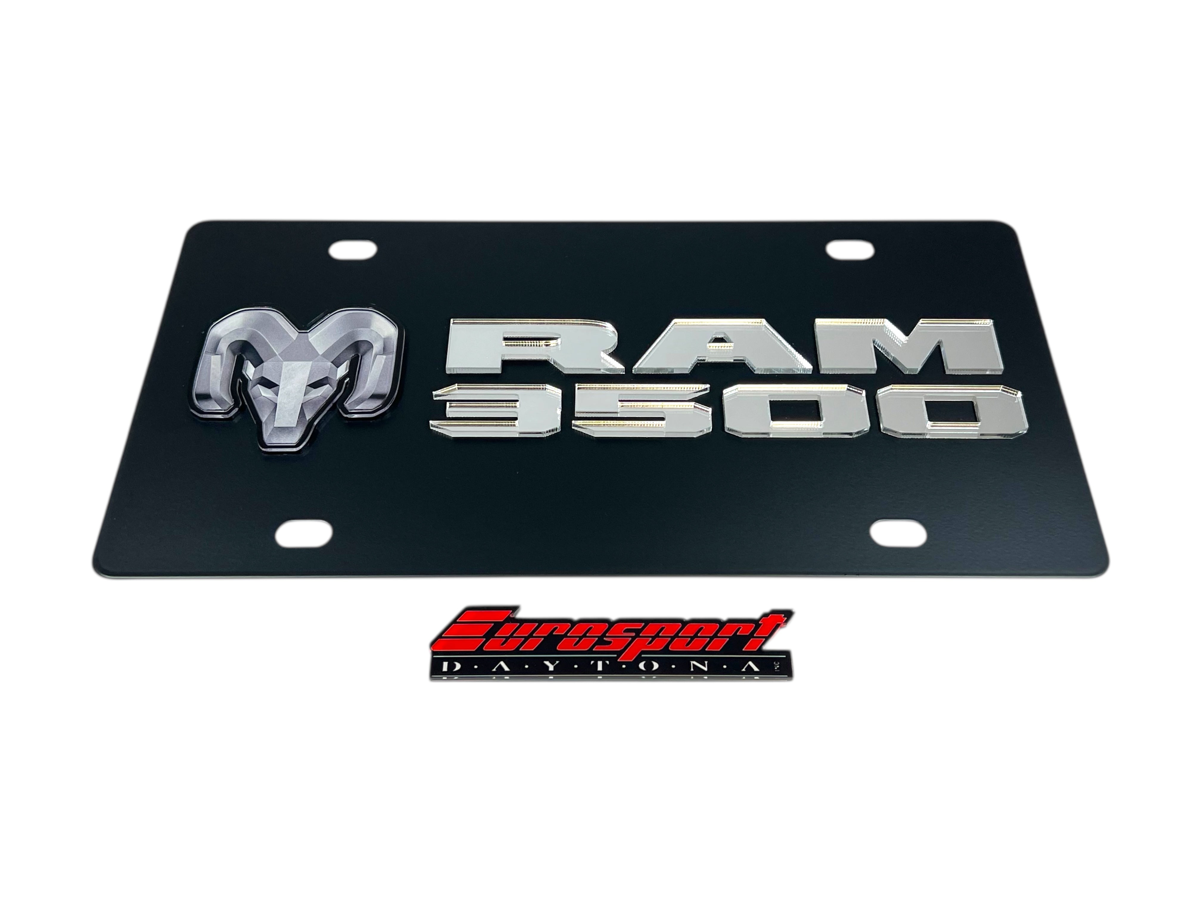 Dodge Ram 3500 Carbon Steel License Plate