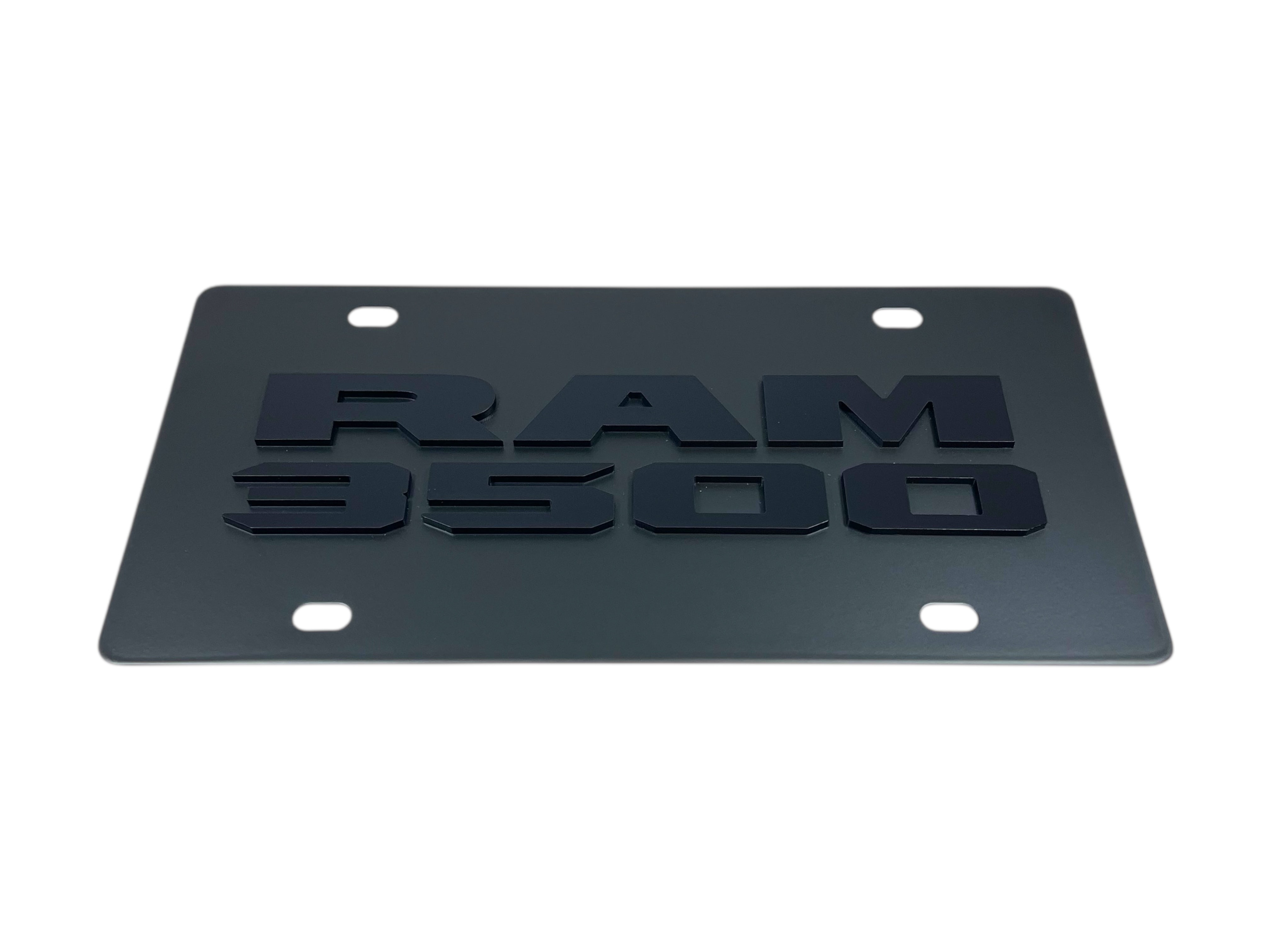 Dodge Ram 3500 Carbon Steel License Plate