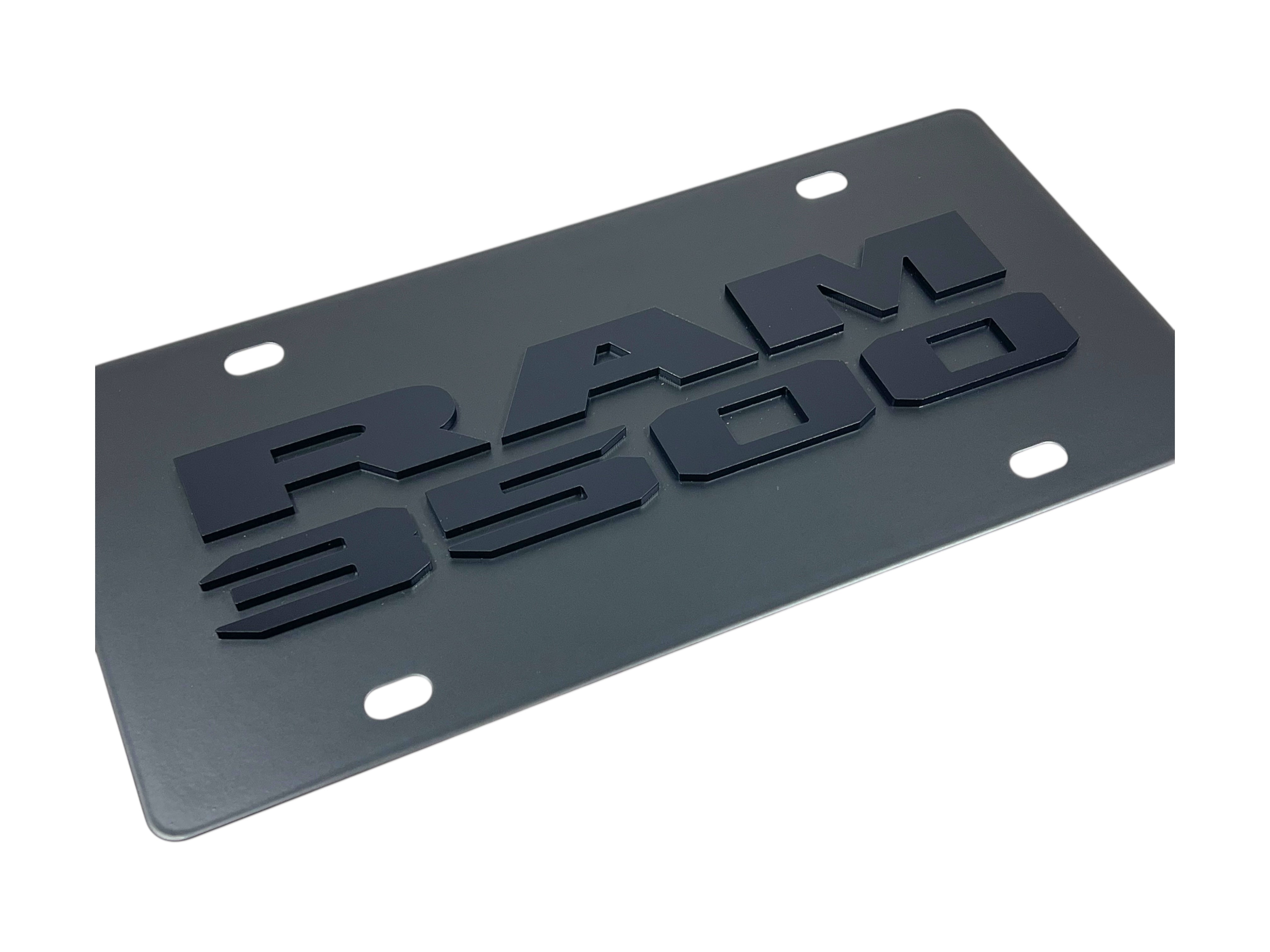 Dodge Ram 3500 Carbon Steel License Plate