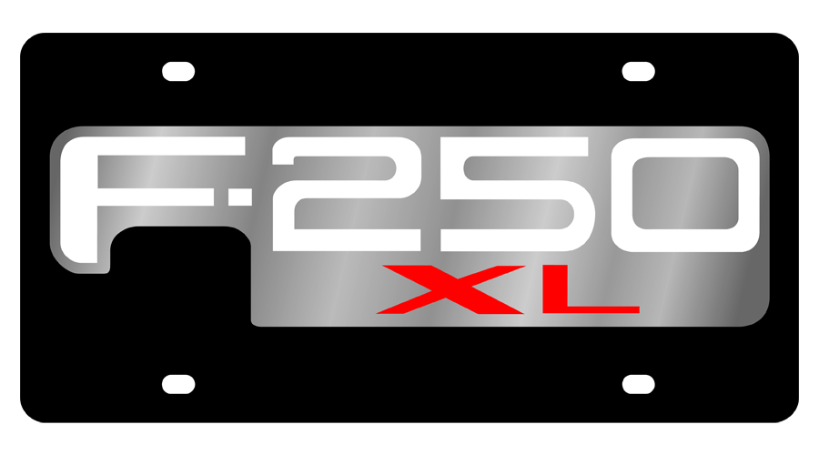 Ford F-250 XL Carbon Steel License Plate