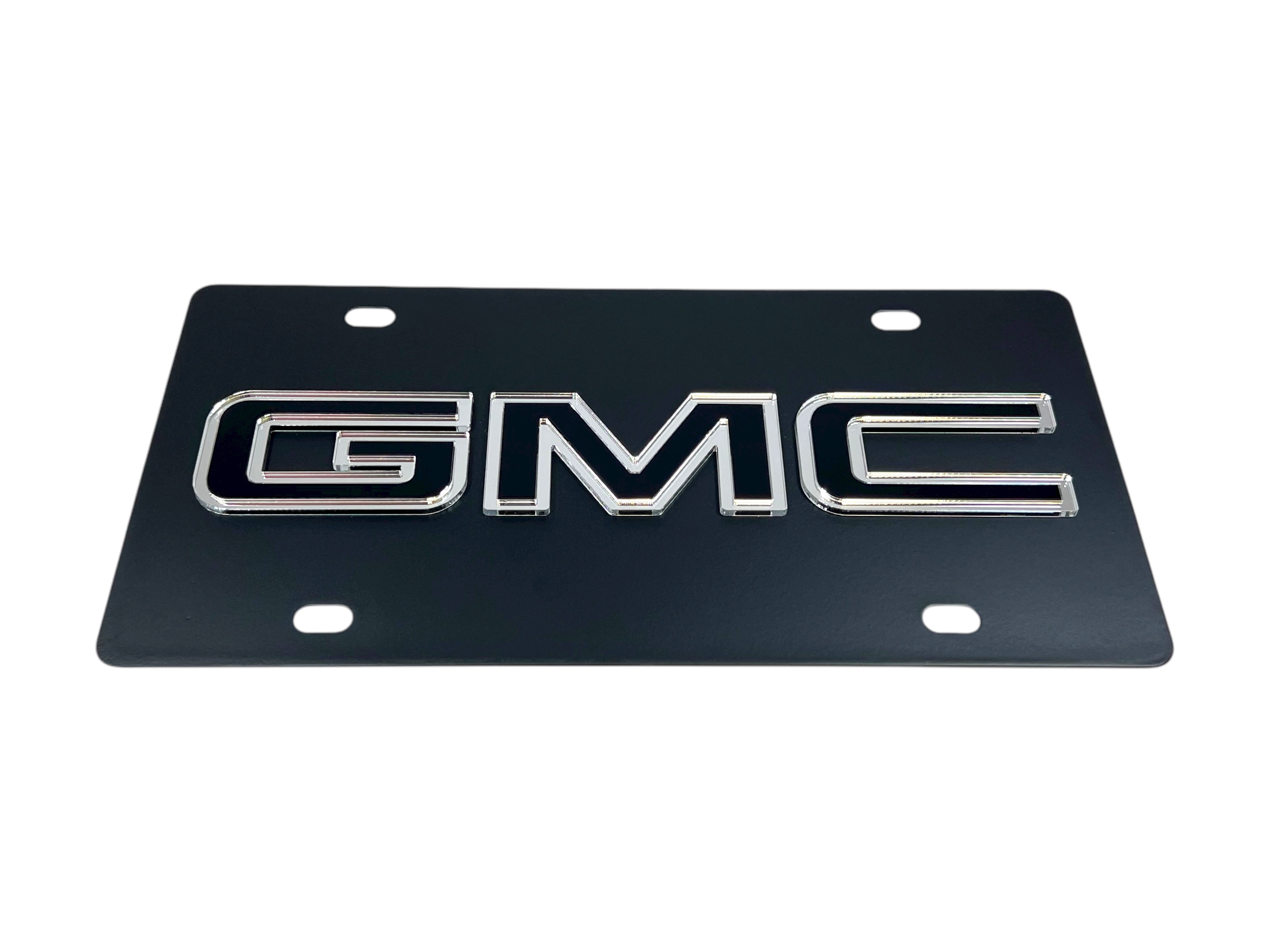GMC Carbon Steel License Plate