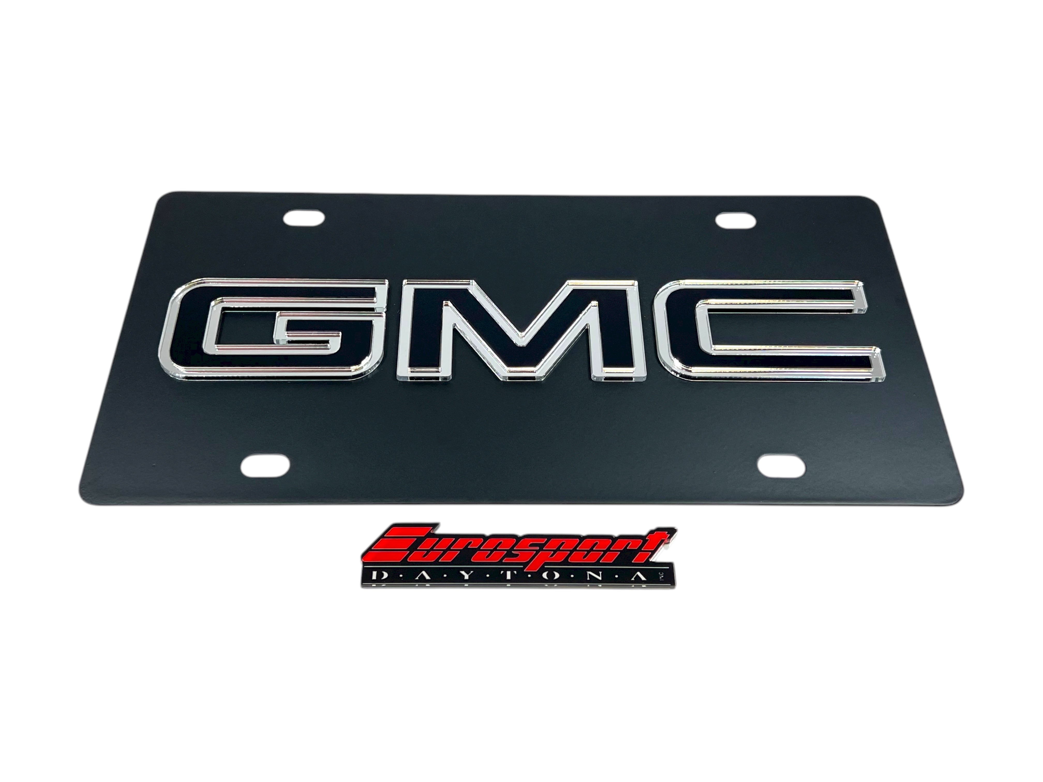 GMC Carbon Steel License Plate