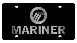 Mercury Mariner Carbon Steel License Plate