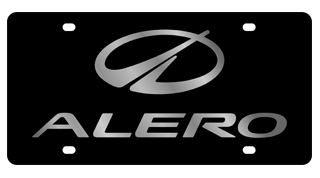 Oldsmoblie Alero Carbon Steel License Plate