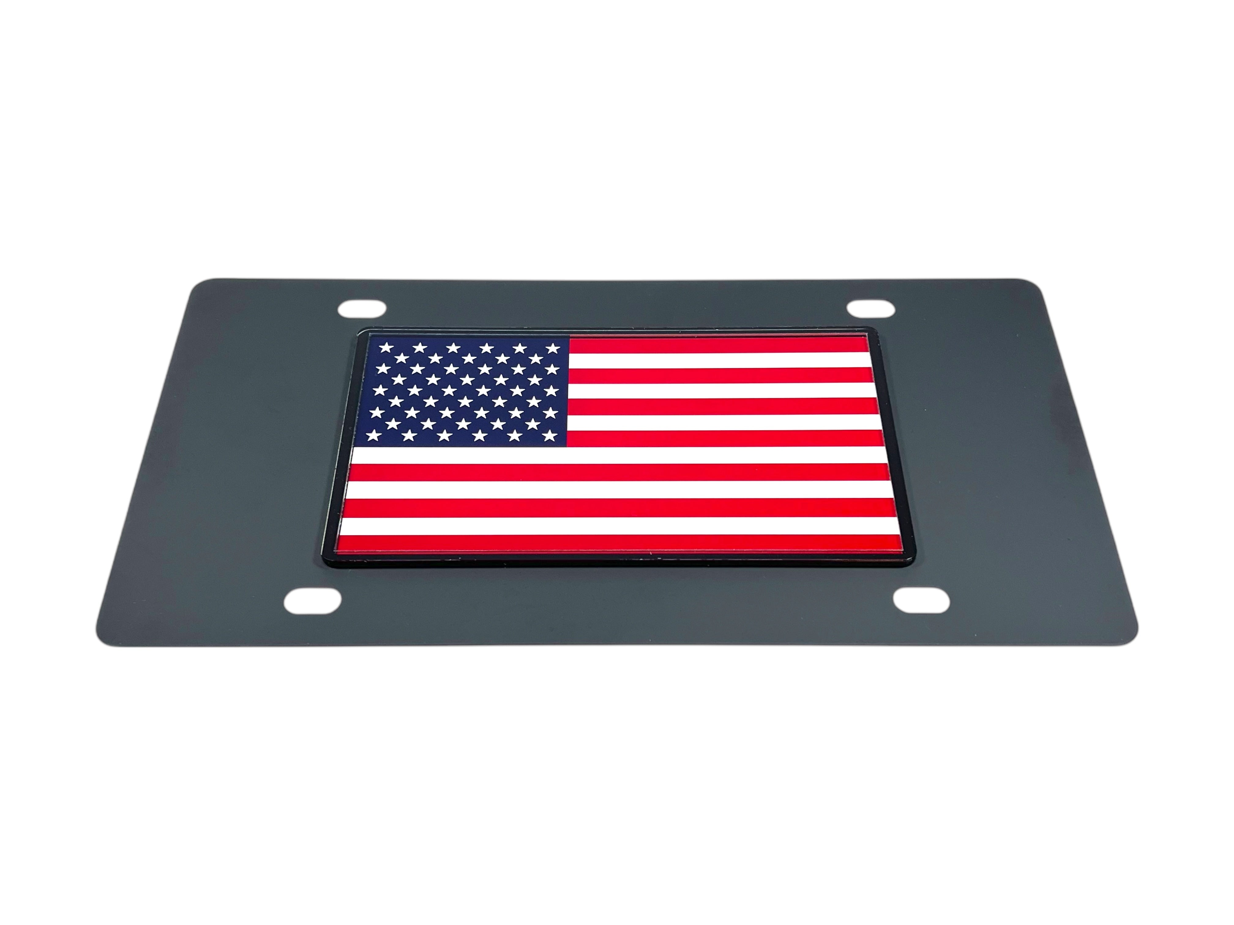 American Flag Full 50 Star License Plate