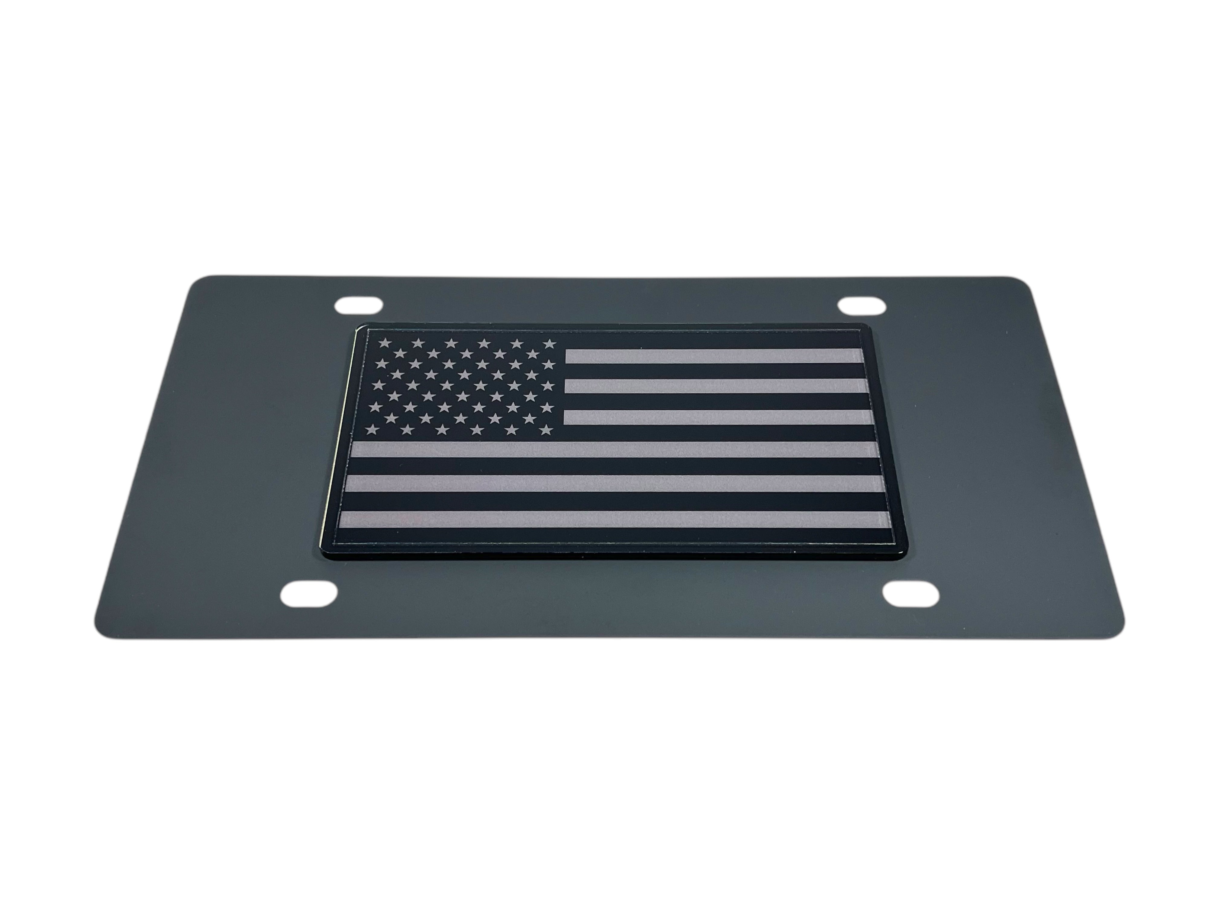 American Flag Full 50 Star License Plate