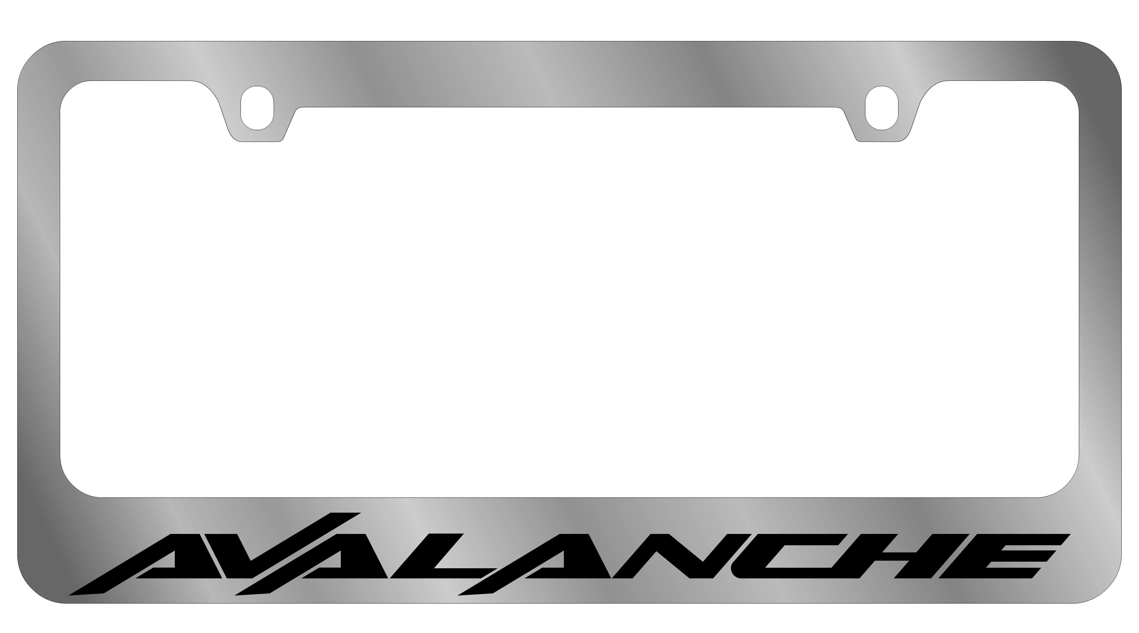 Chevrolet Avalanche Chrome License Plate Frame